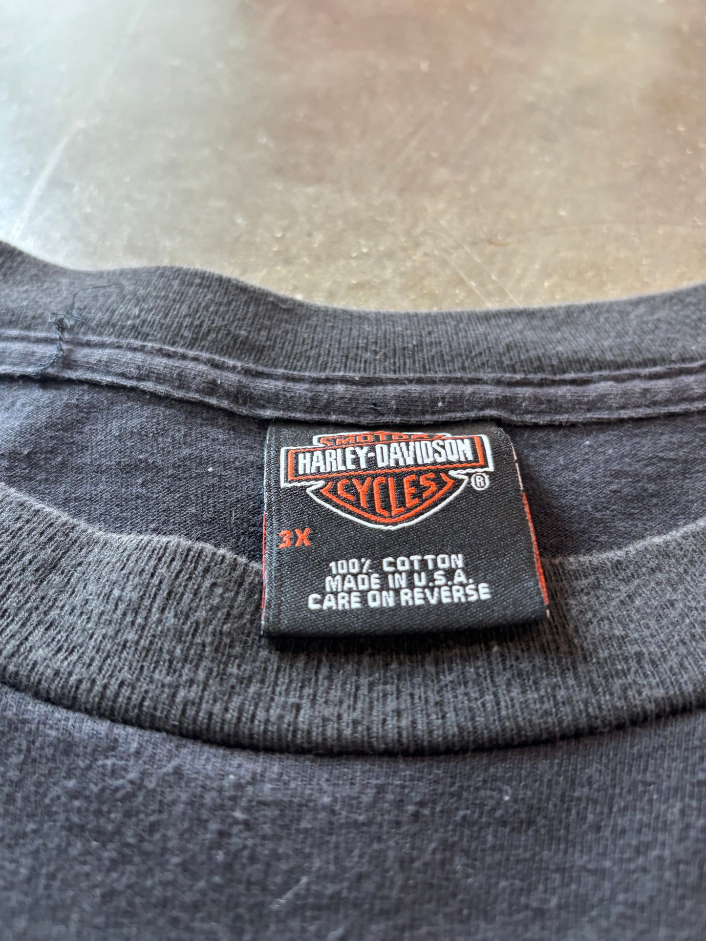 Vintage Harley Davidson Spiderweb long sleeve size xxxl