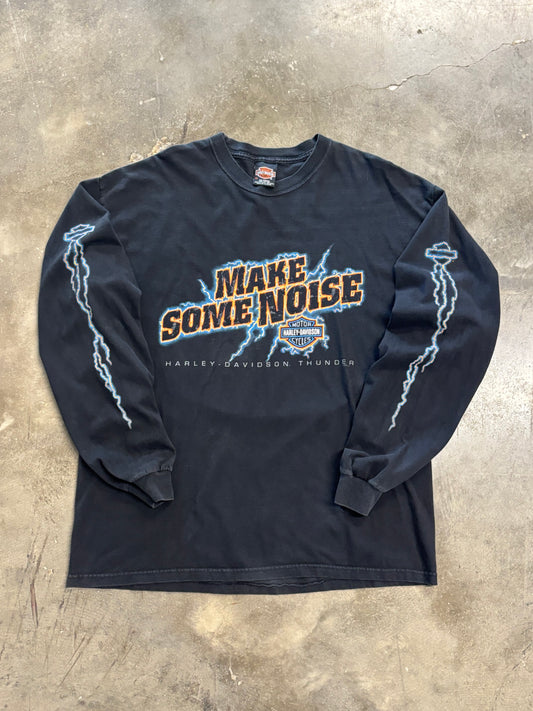 Vintage Harley Davidson Make some noise long sleeve size xl