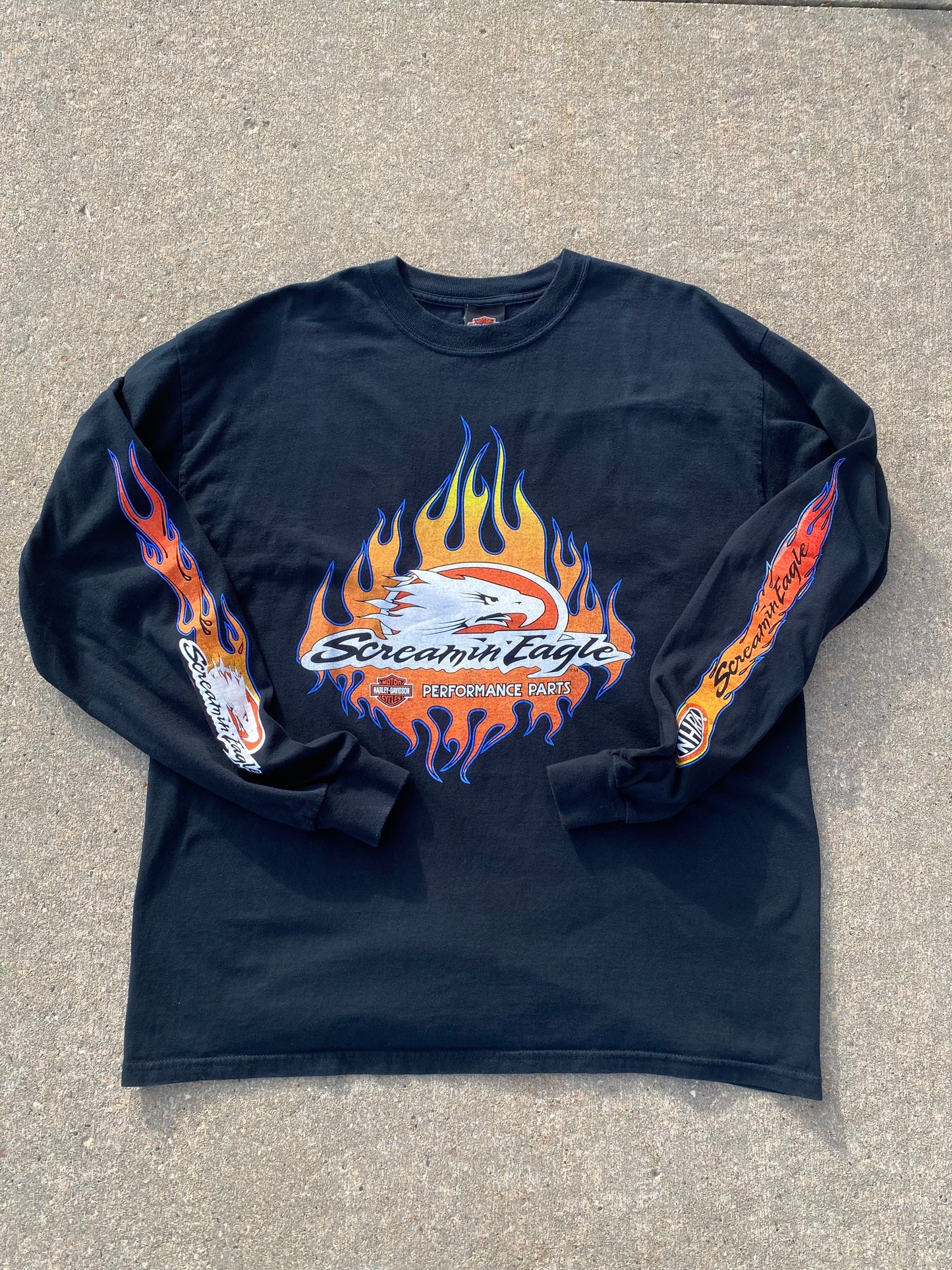 Vintage Harley Davidson Screaming Eagle long sleeve Size XL