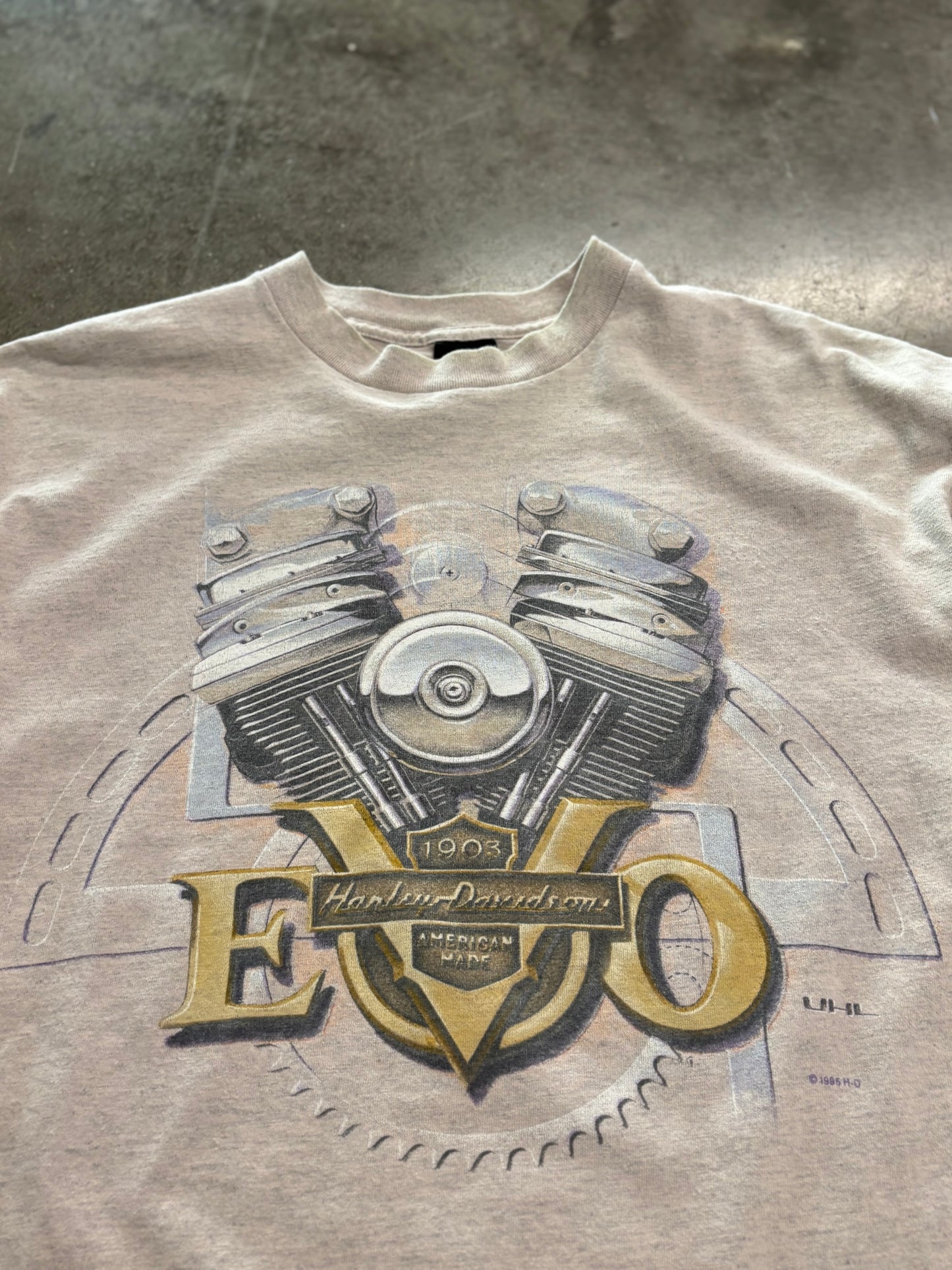 Vintage Harley Davidson v twin shirt size xl