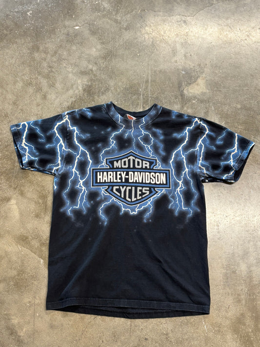 Vintage Harley Lightning AOP shirt size medium