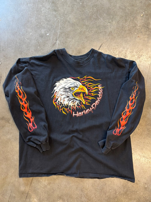 Vintage Harley Davidson Eagle long sleeve size xxxl