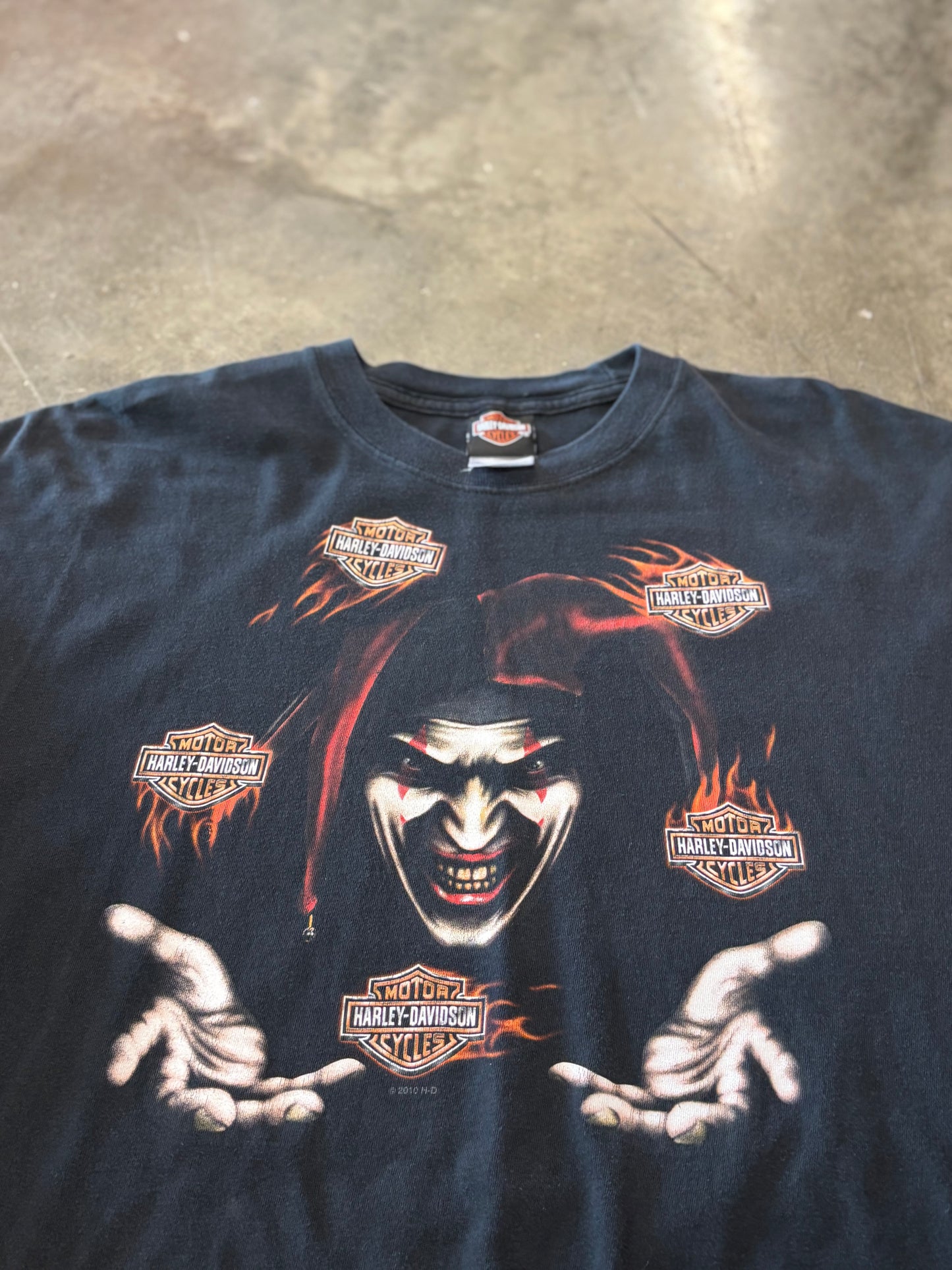 Vintage Harley Davidson jester long sleeve size xxl