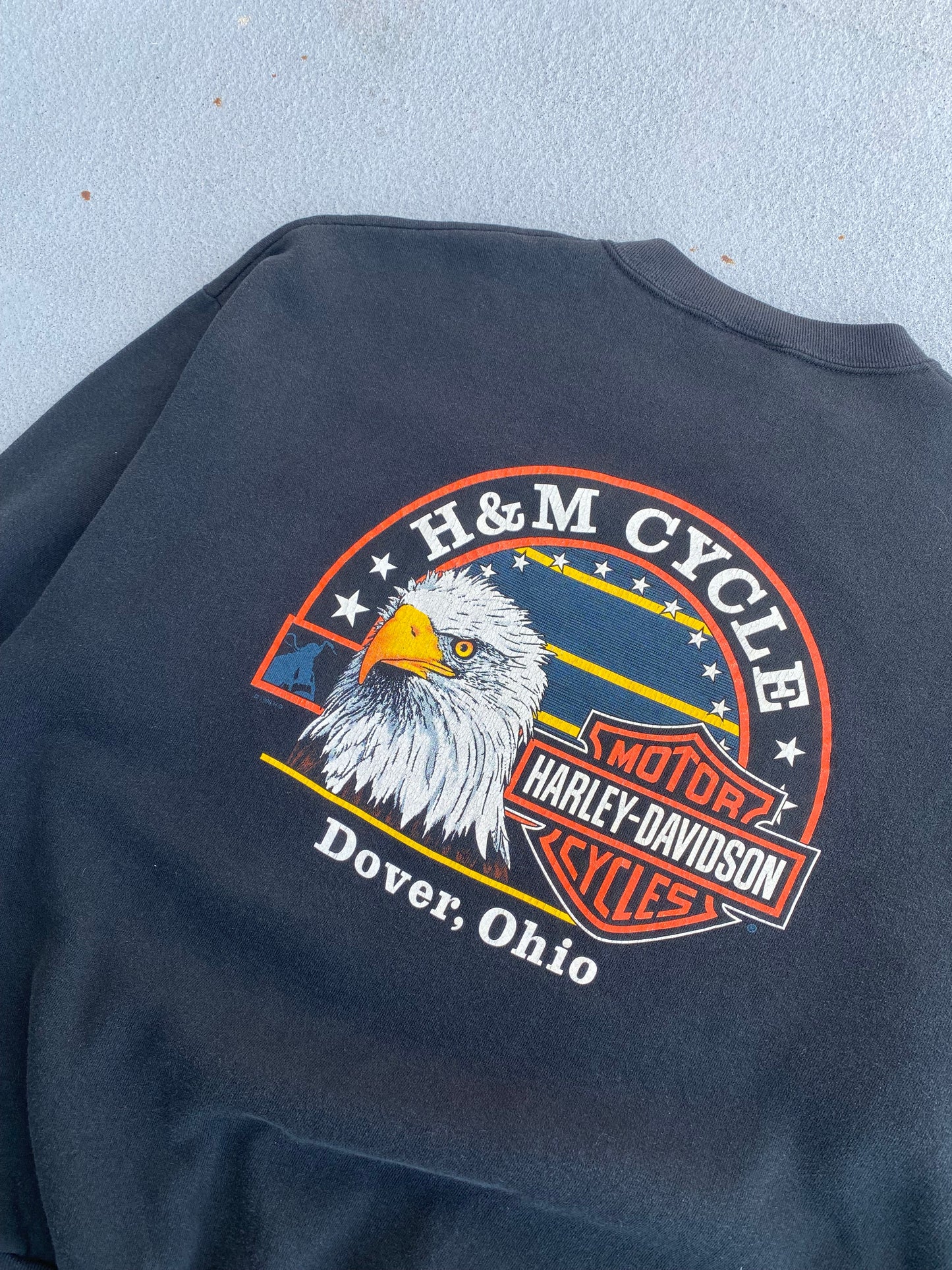 Vintage Harley lightning shovel-head Sweatshirt size 3xl