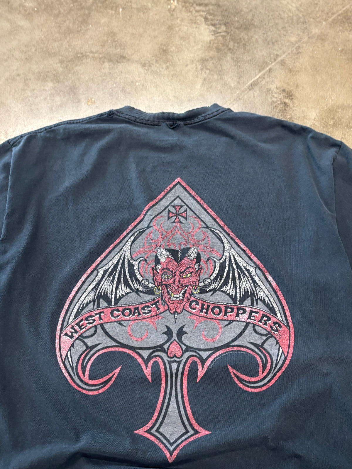 Vintage WCC Faded Devil shirt size xl