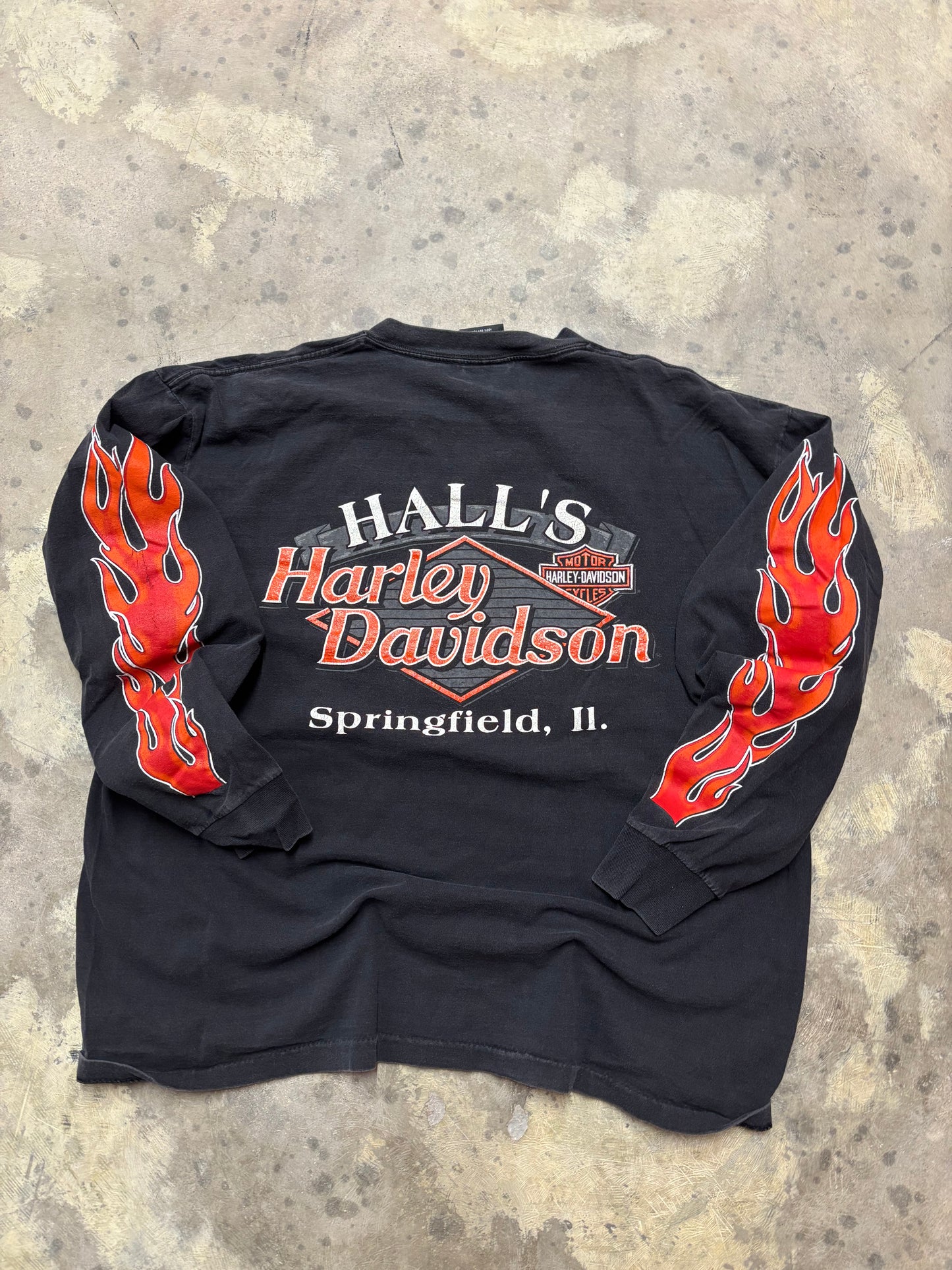 Vintage Harley Davidson Untamed Tiger longsleeve size extra large