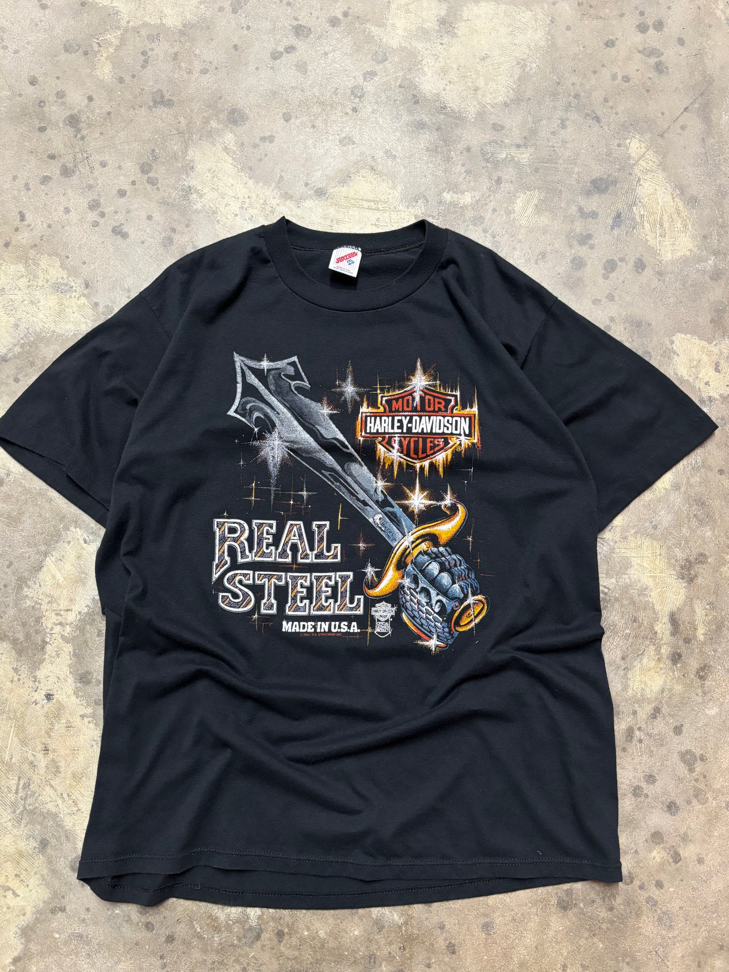 Vintage Harley Davidson Real Steel shirt size XXL