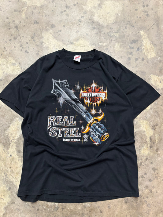 Vintage Harley Davidson Real Steel shirt size XXL