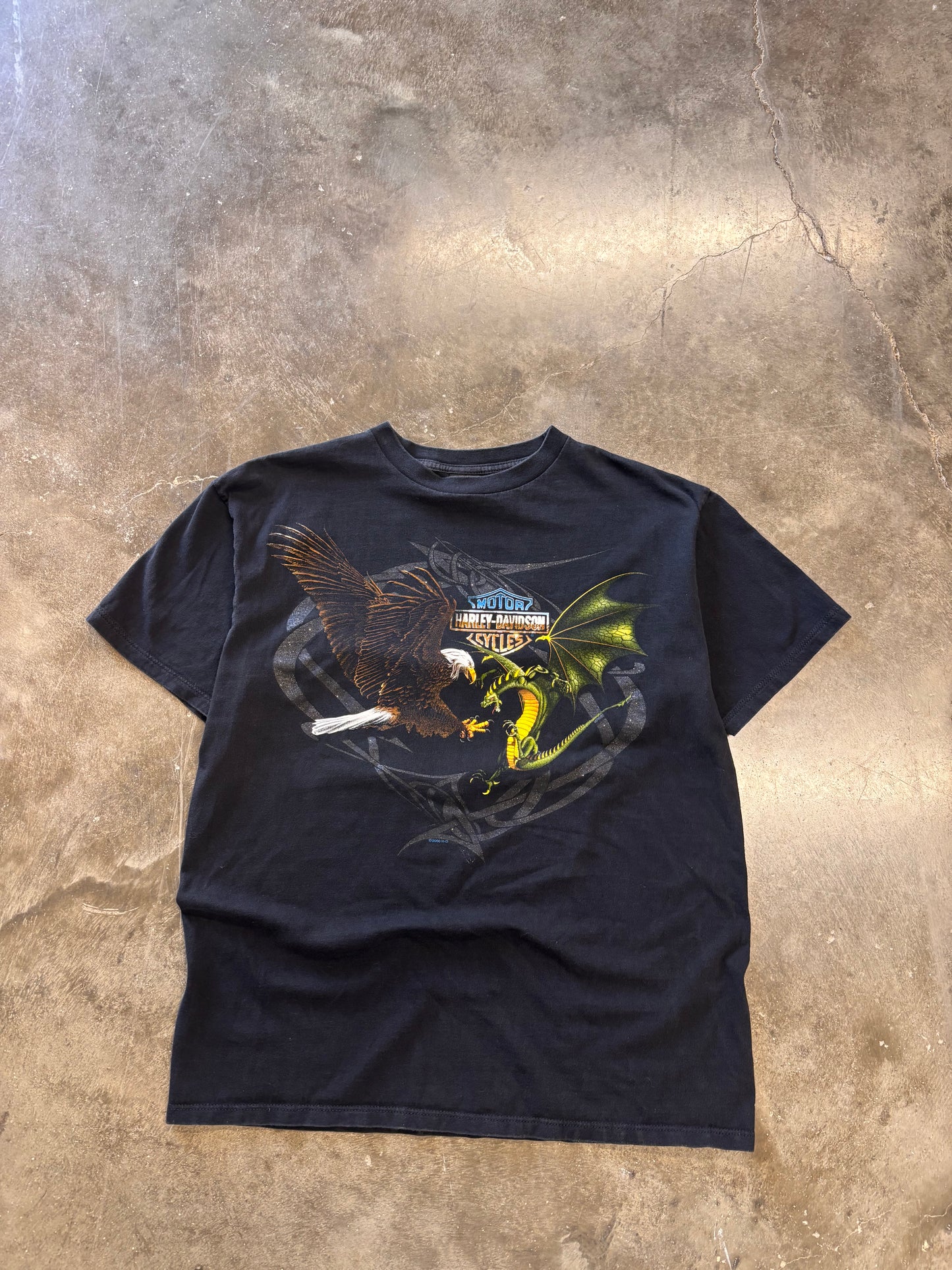Vintage Harley Davidson Eagle Dragon shirt size xl