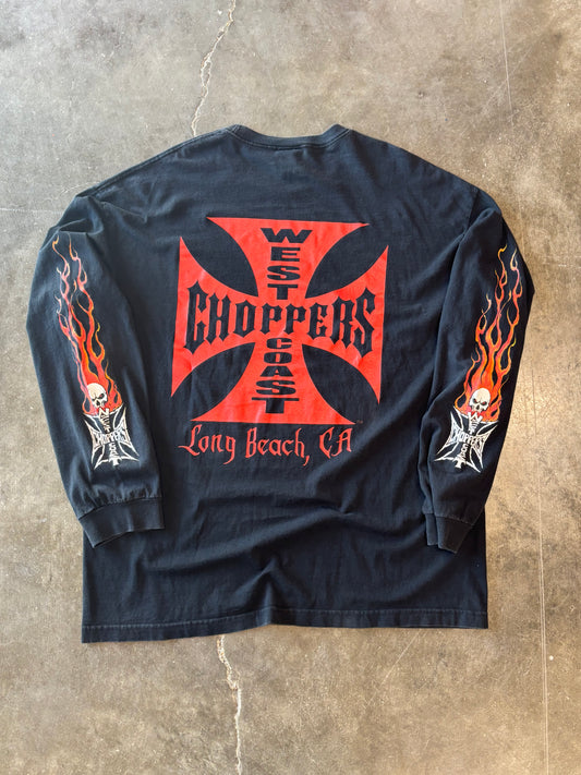 Vintage West Coast Choppers skill long sleeve size xxl