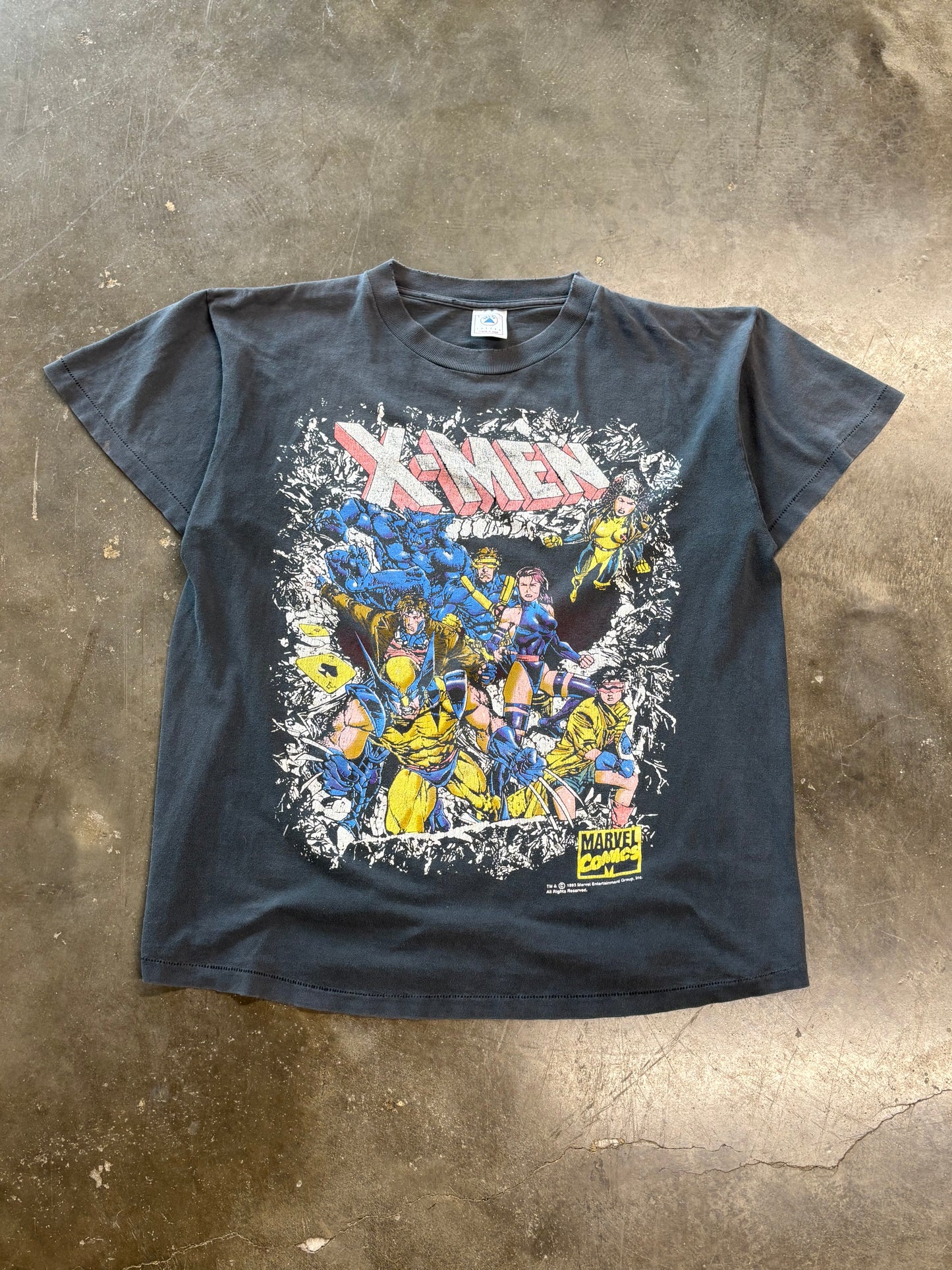 Vintage Faded Out X Men shirt size large