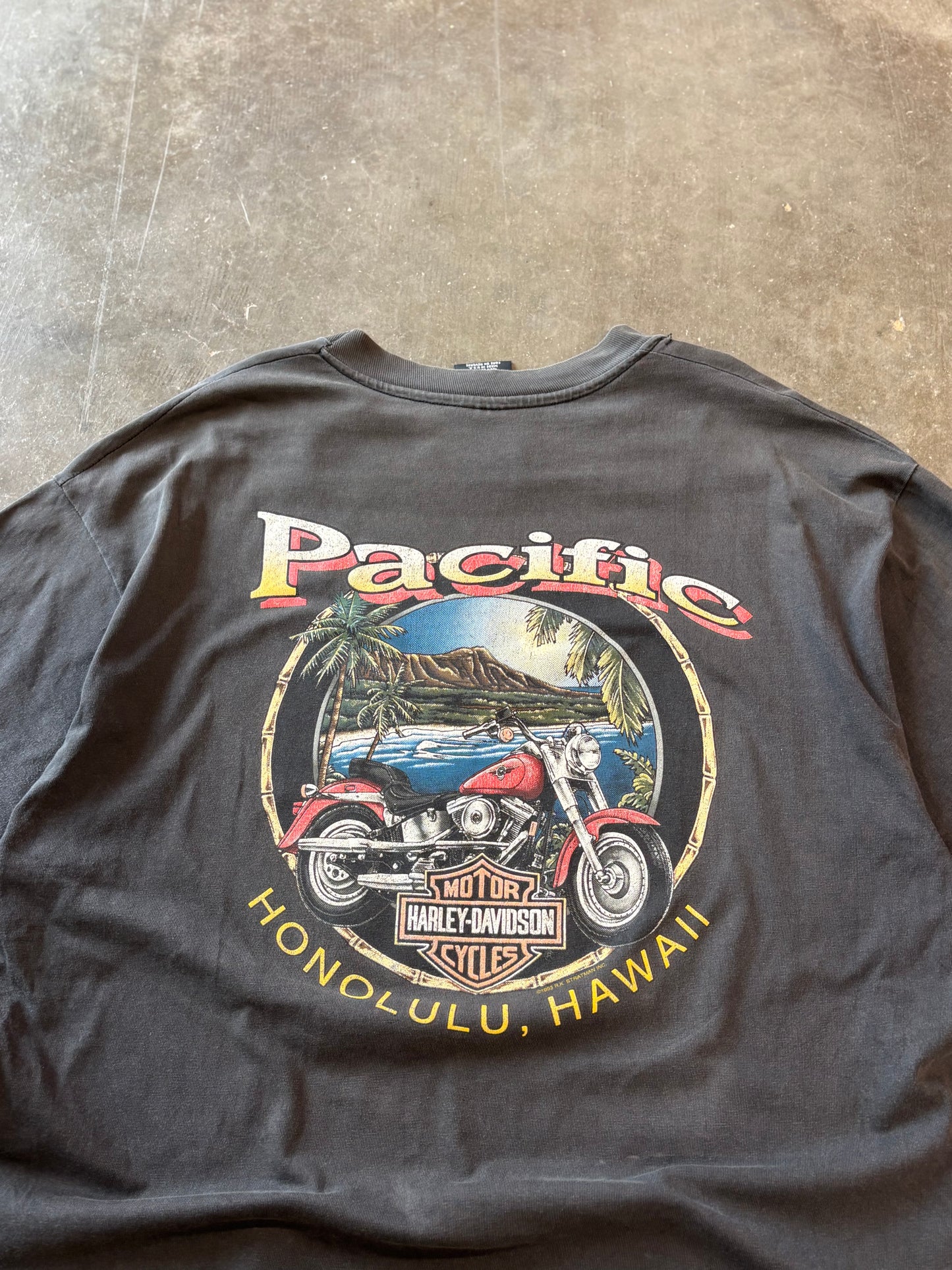 Vintage Harley Davidson Hawaii faded eagle shirt size extra large