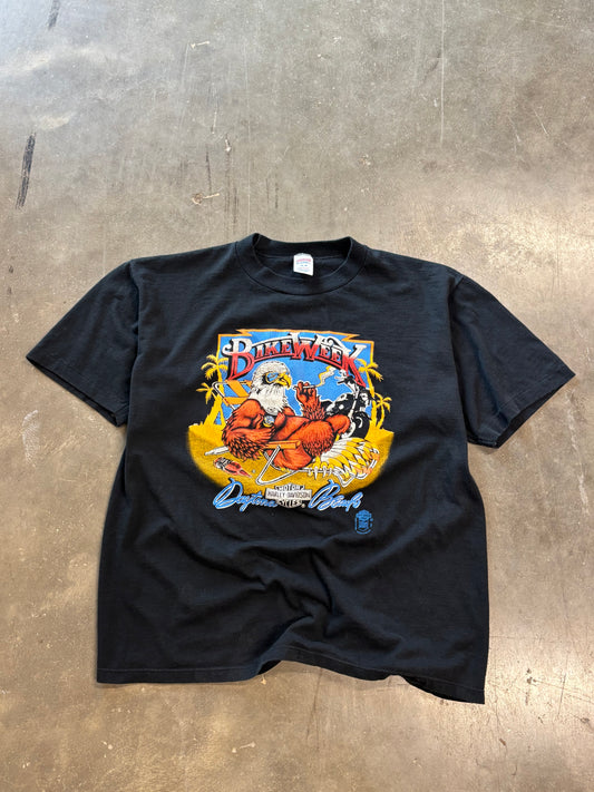 Vintage Harley Davidson Eagle bike week shirt size xl