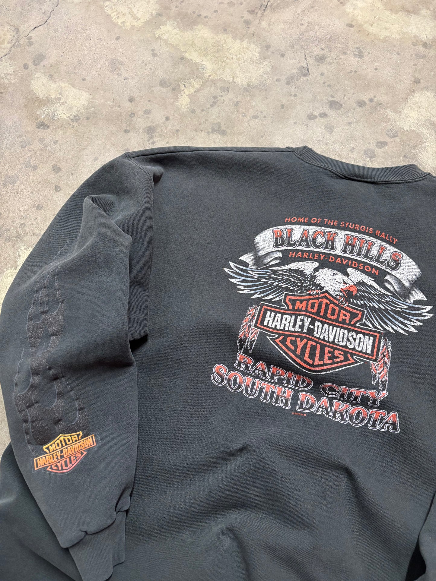 Vintage Harley Davidson Flame sweatshirt size XXL