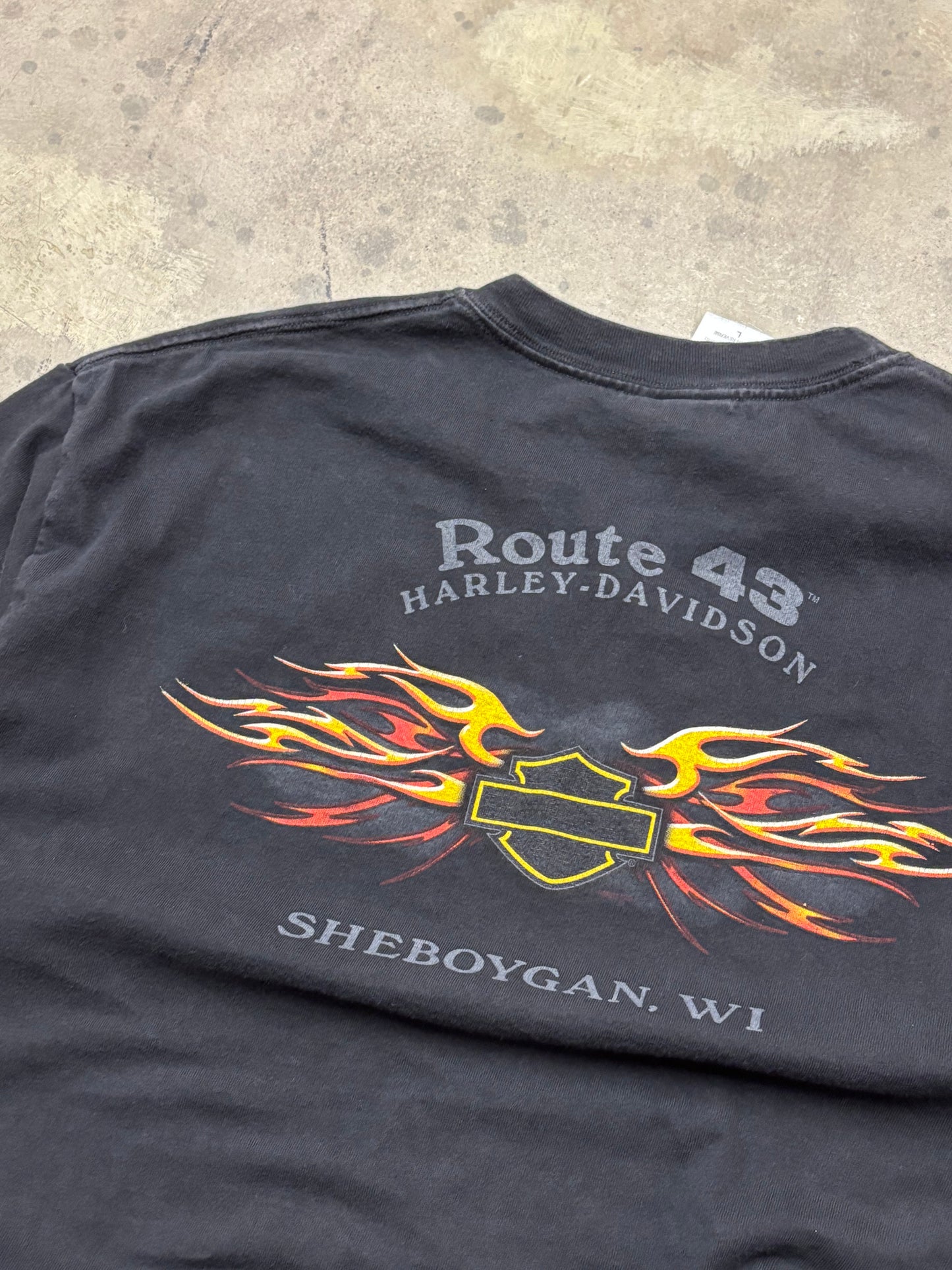 Vintage Harley Davidson Eagle claw shirt size large