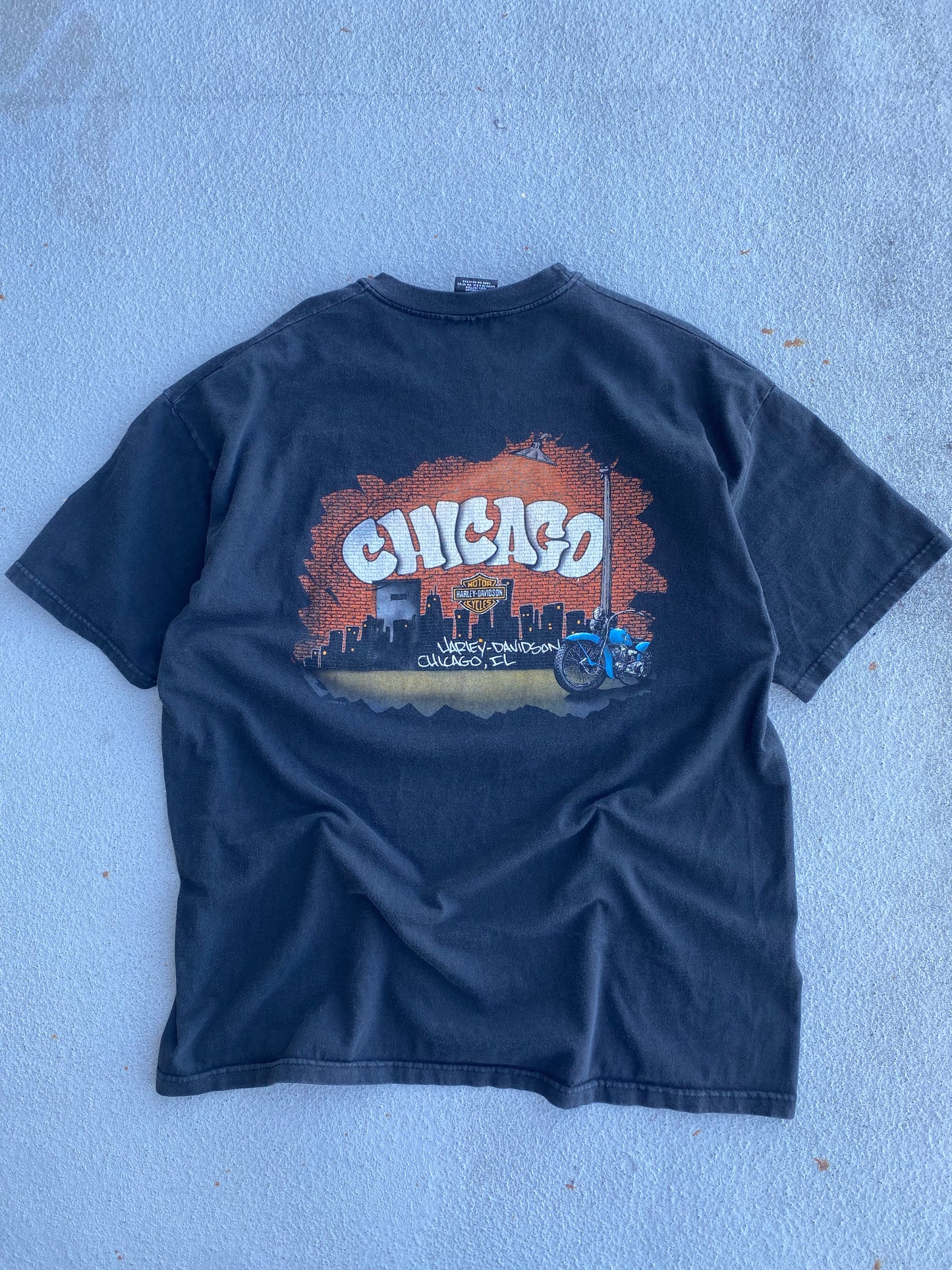 Vintage Harley Davidson Flame Riders shirt size extra large