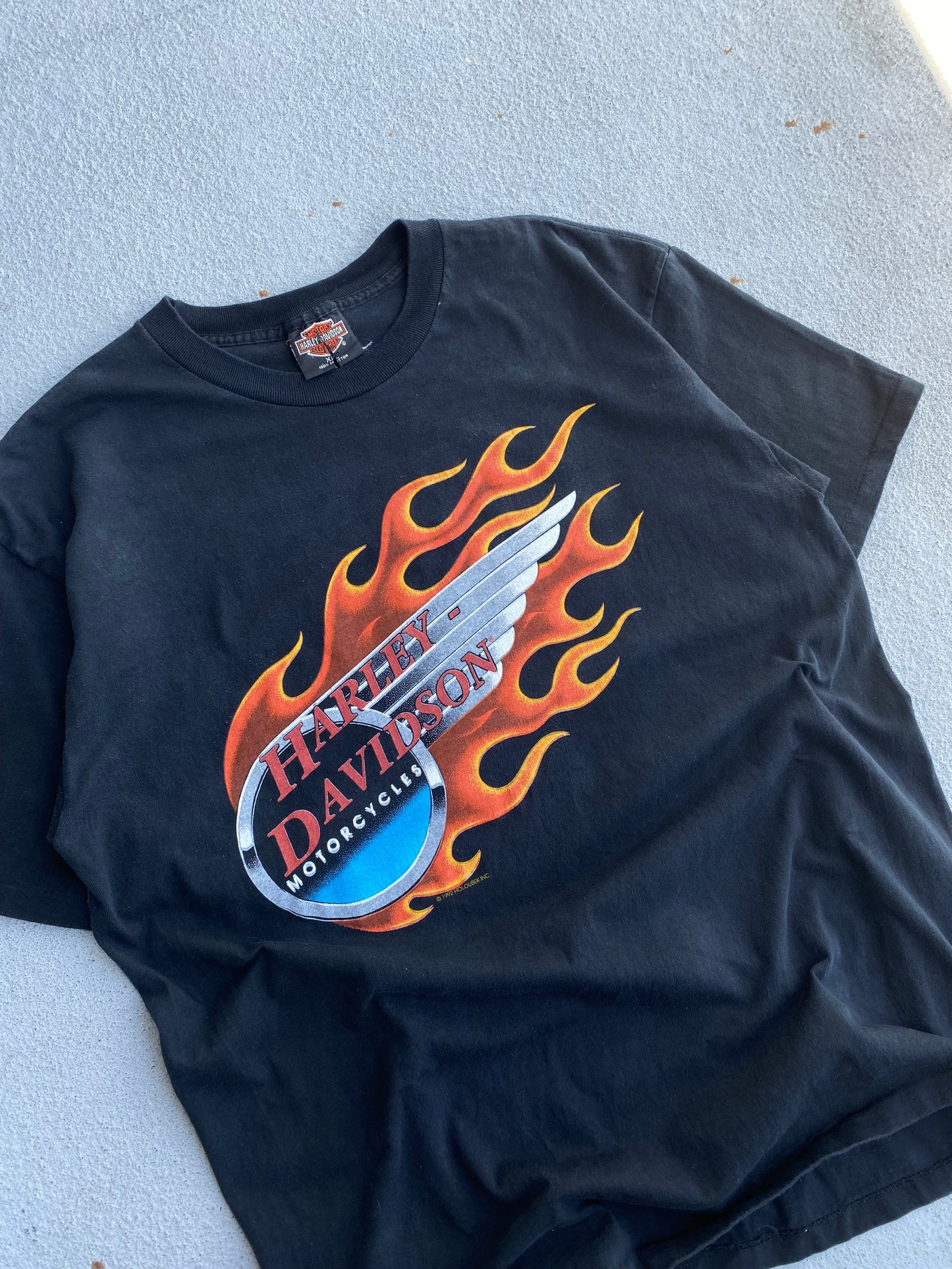 Vintage Harley Flame shirt Size XL