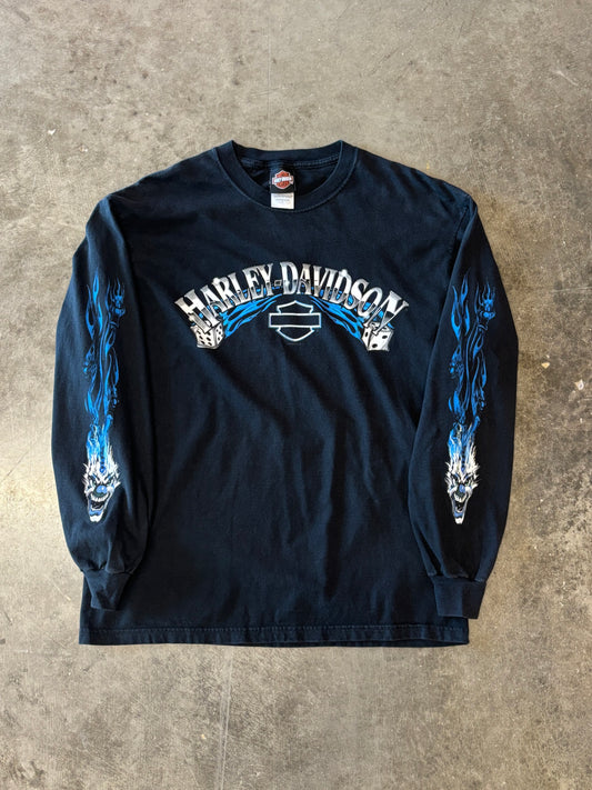 Vintage Harley Davidson dice long sleeve size large