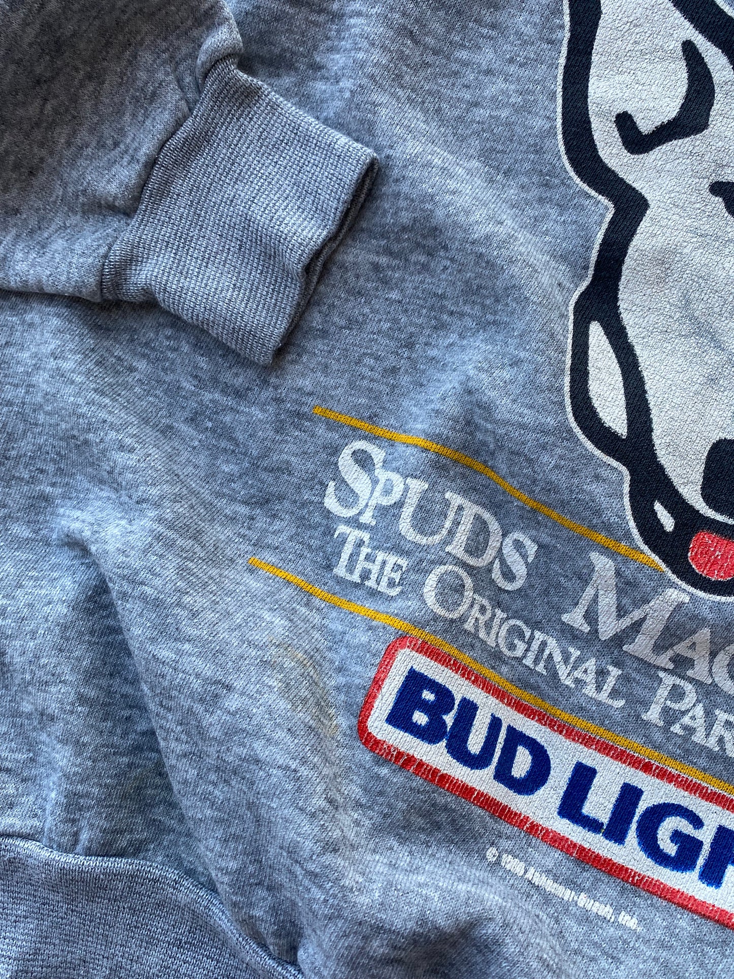 Vintage 80’s Spuds Mackenzie Sweatshirt Size Large