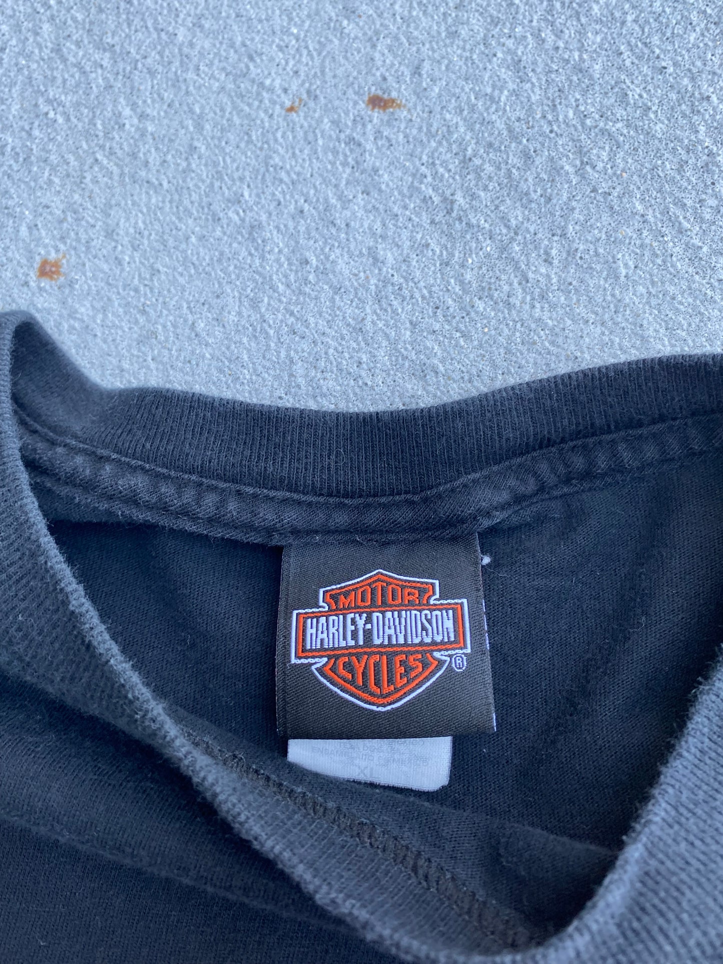 Vintage Harley Flame Logo Shirt Size XL