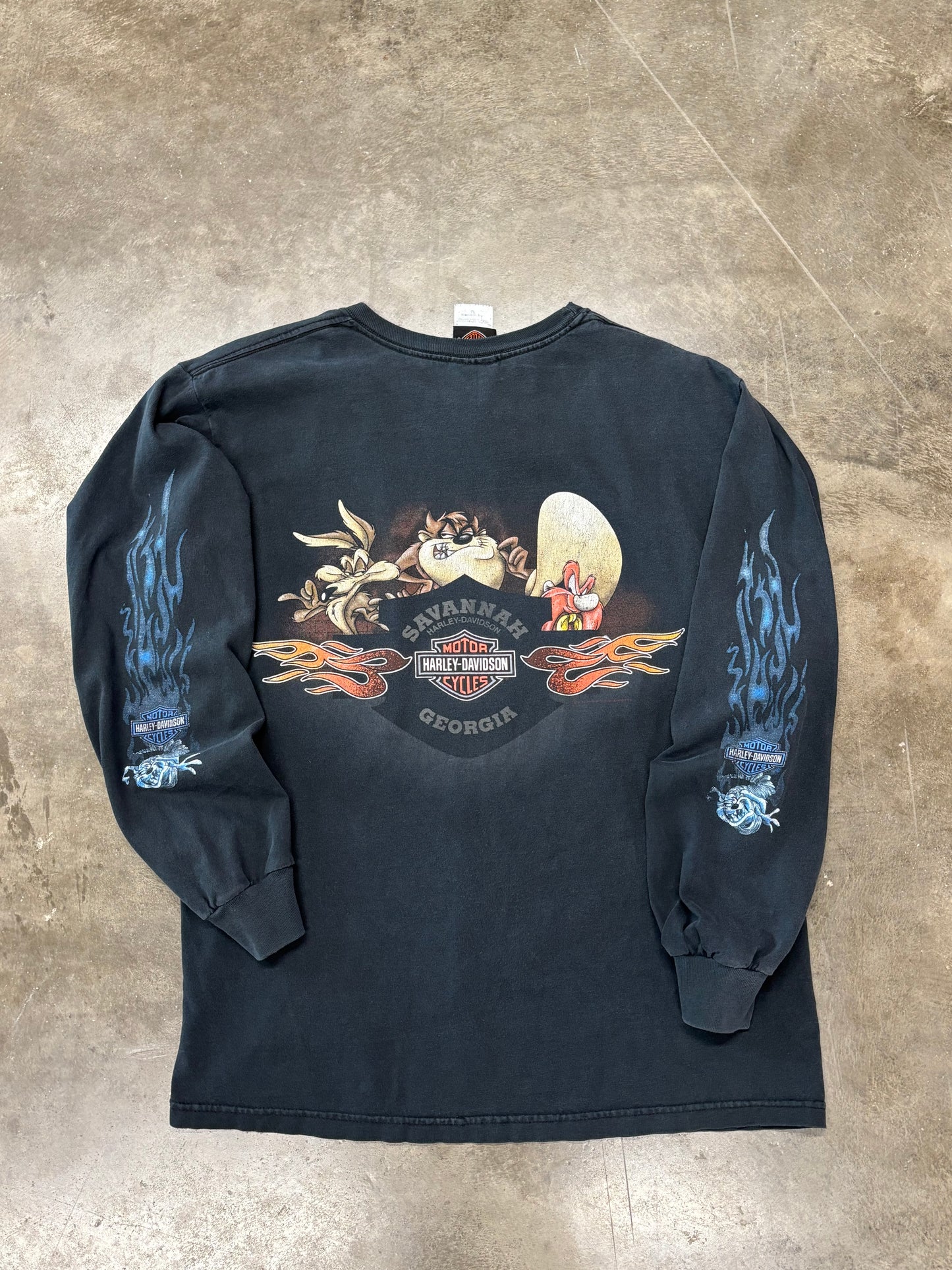 Vintage Harley Davidson Taz long sleeve size medium