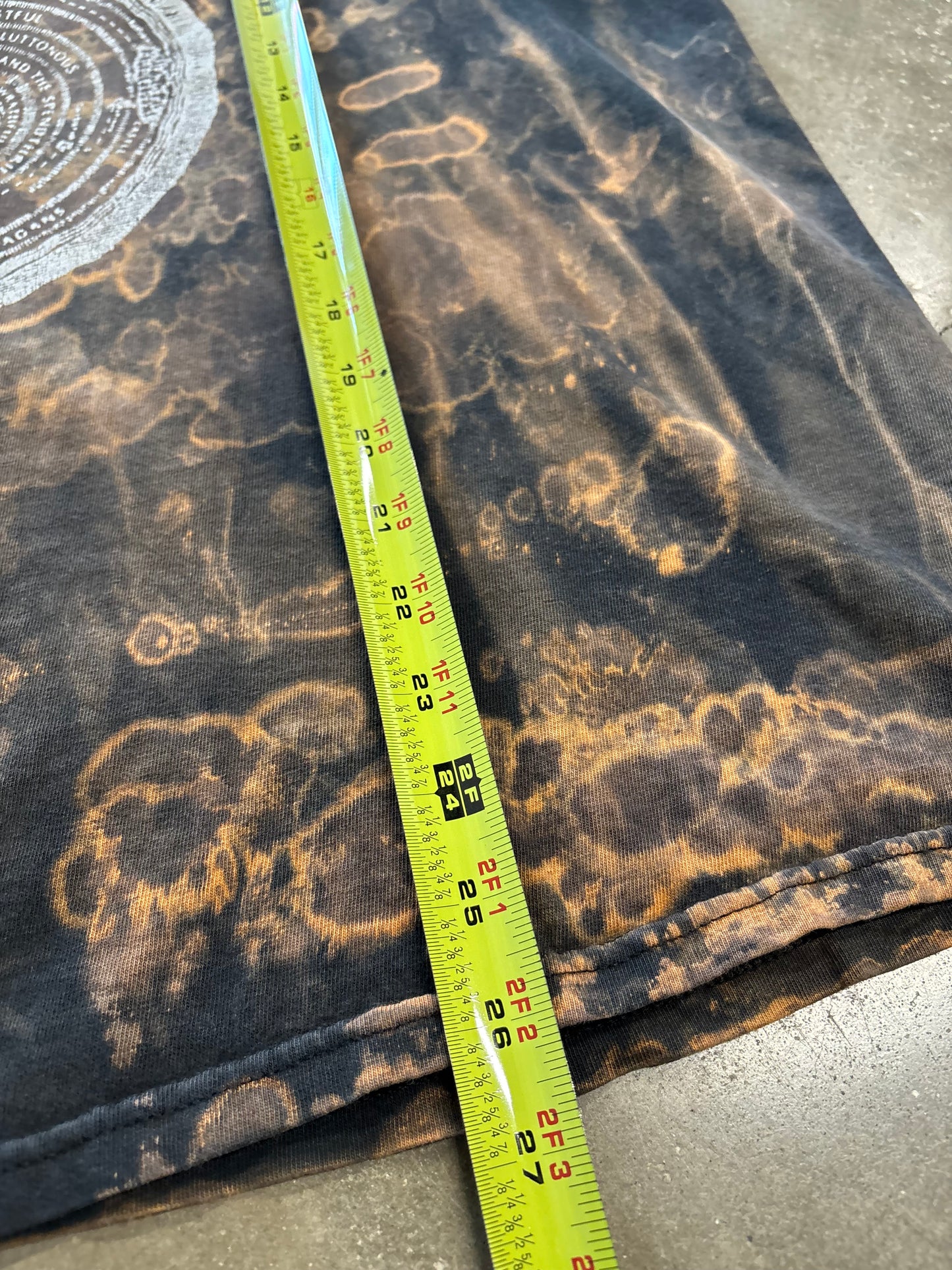 Vintage Nirvana bleached out vestibule shirt size large