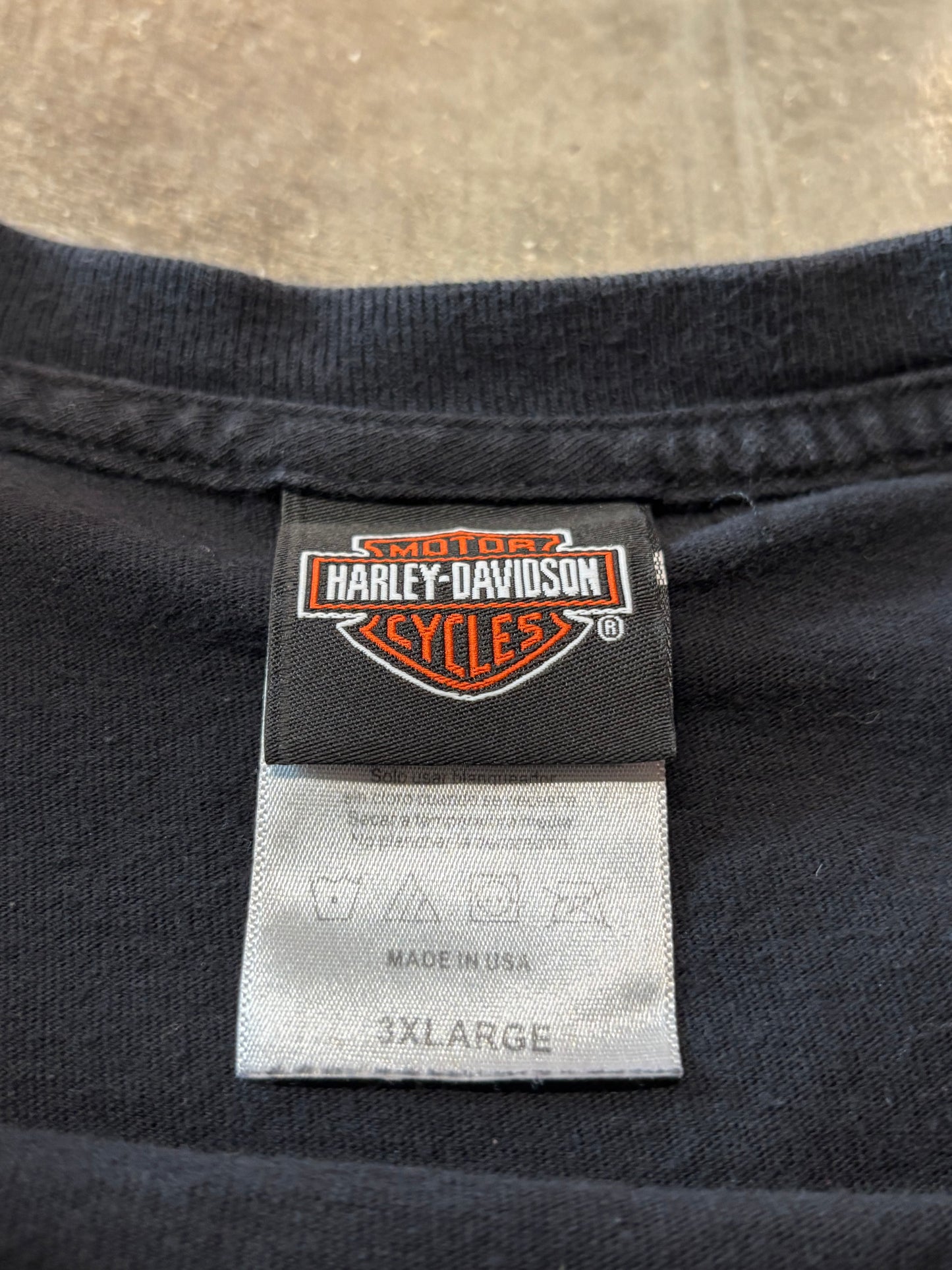 Harley Davidson skeleton long sleeve size 3xL