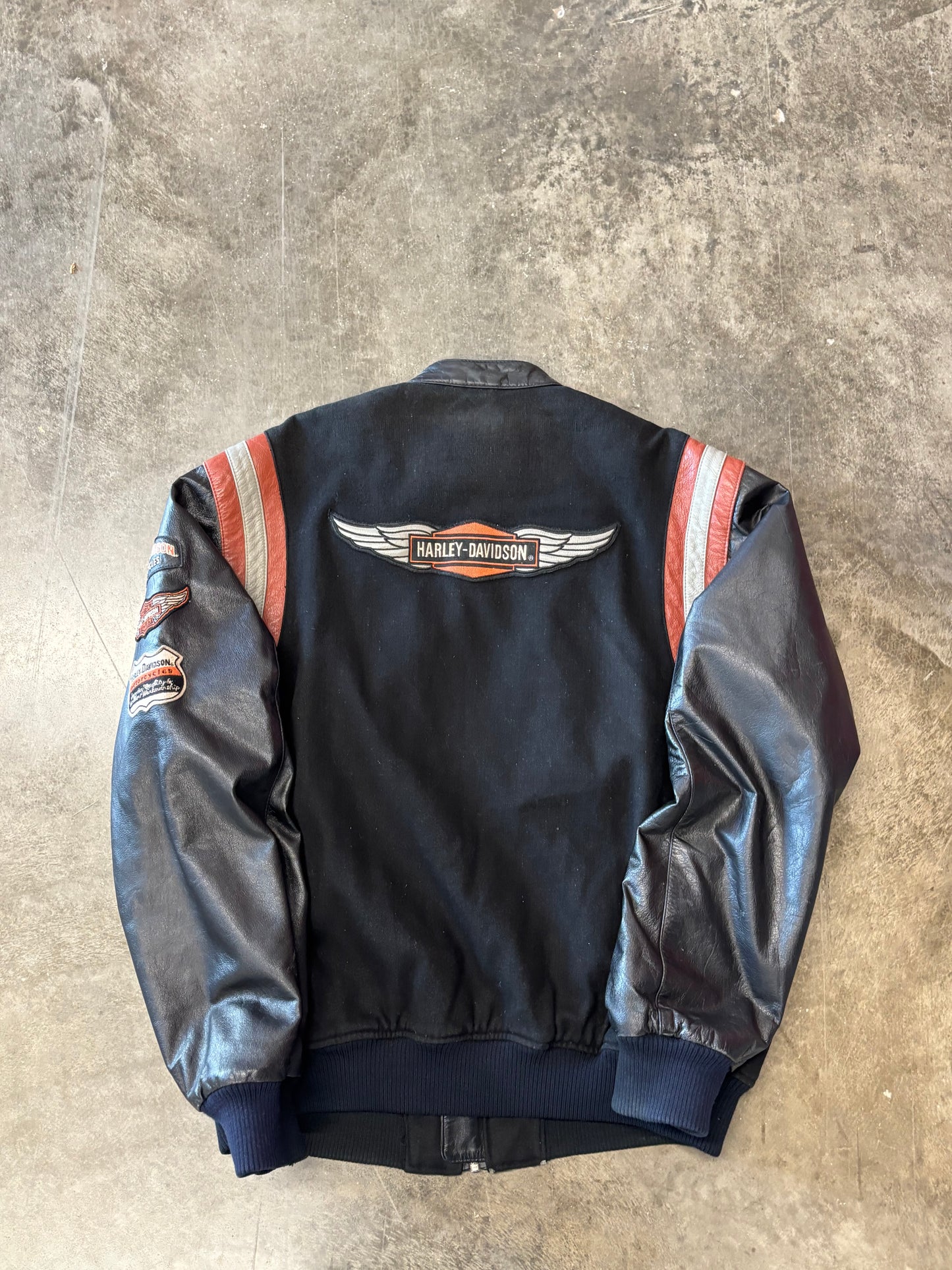 Vintage Harley Davidson varsity jacket size xl
