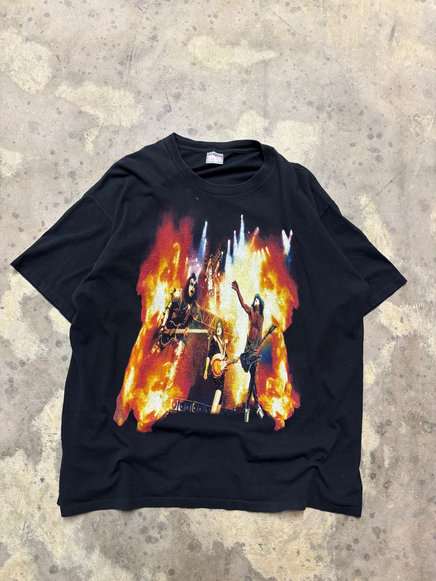 Vintage Kiss Rocks Chicago shirt size 2XL