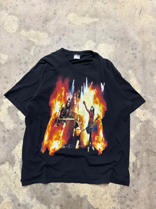 Vintage Kiss Rocks Chicago shirt size 2XL