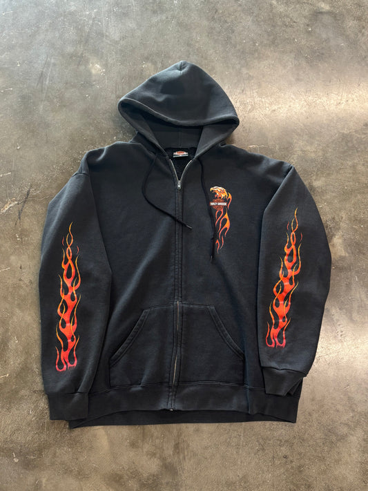Vintage Harley Davidson zip up size xl