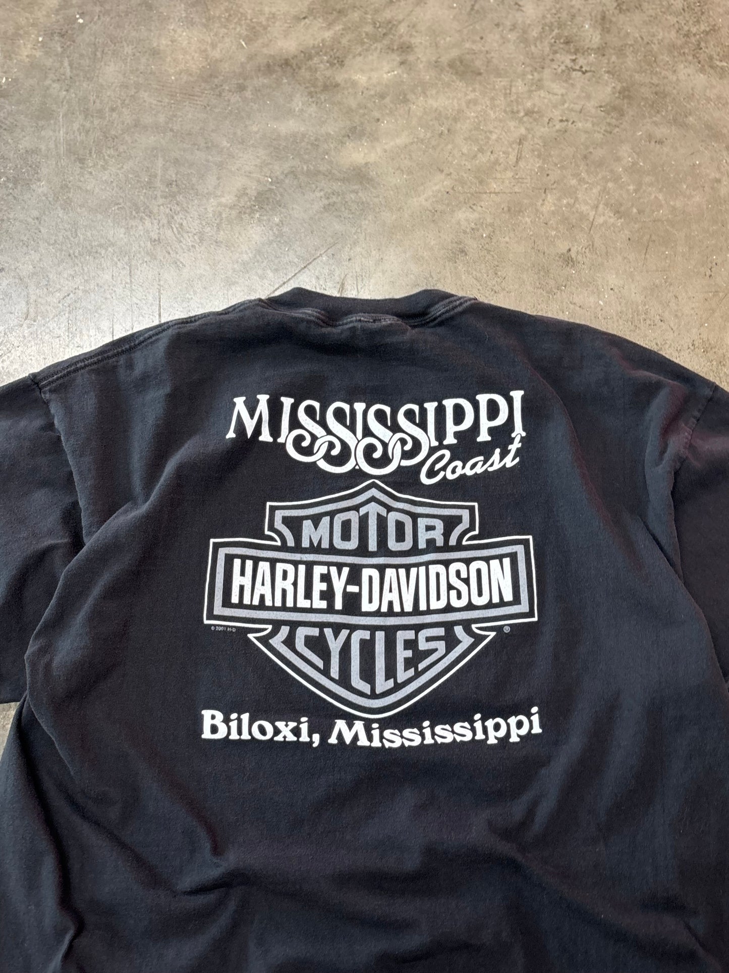 Vintage Harley Davidson rising flame shirt size xl
