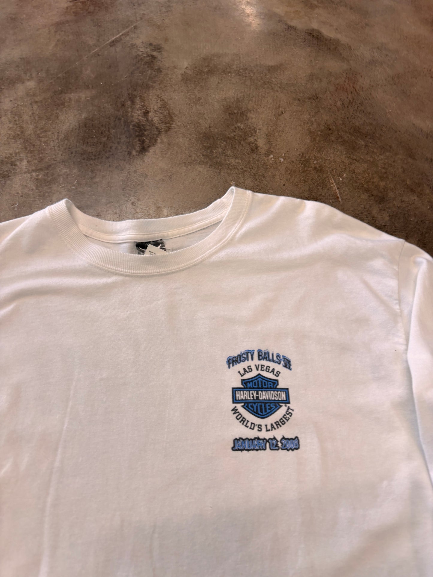 HARLEY DAVIDSON FROSTY BALLS long sleeve  SIZE XL