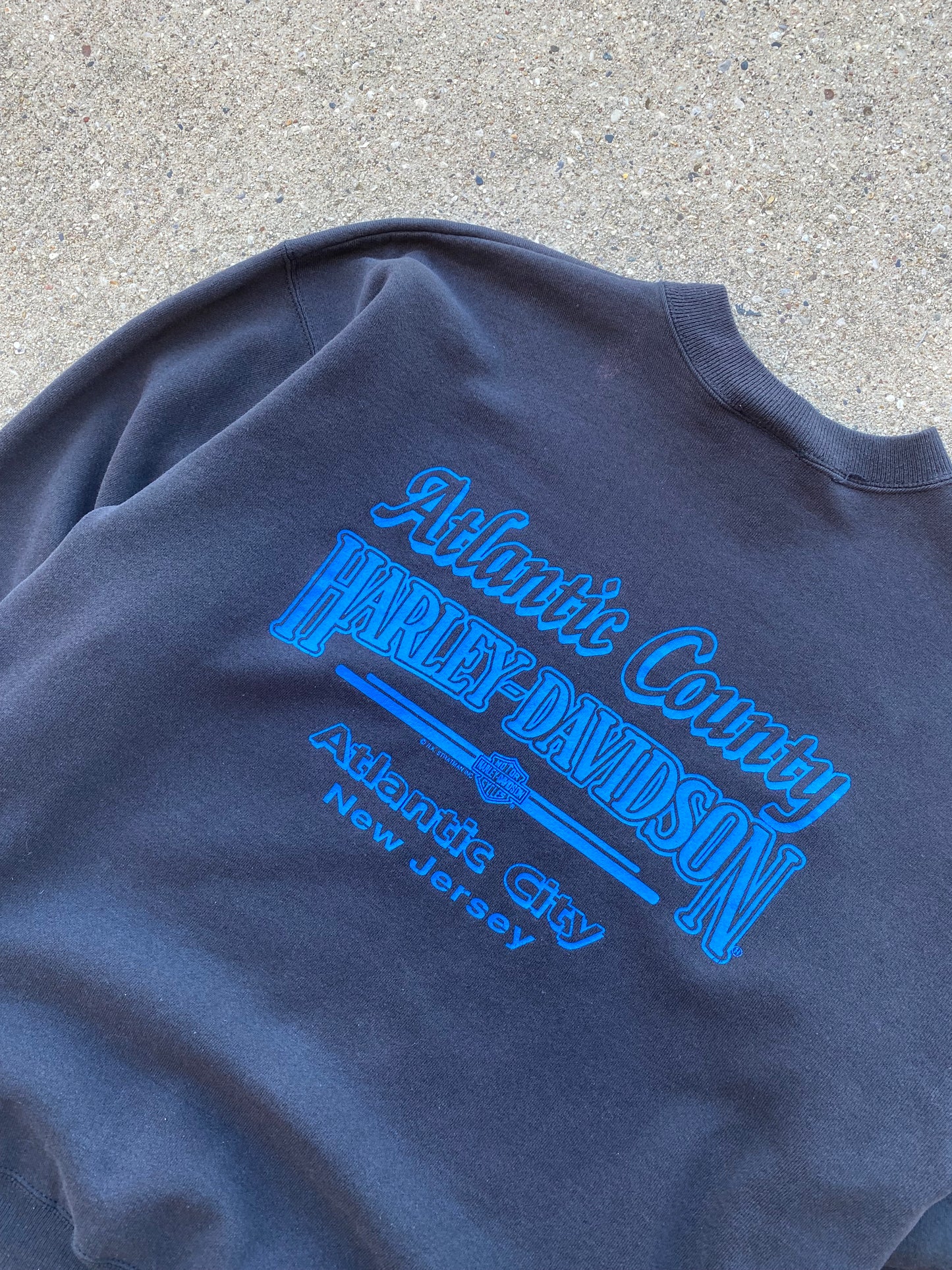 Vintage Harley Davidson Purple Lightning sweatshirt size Extra large