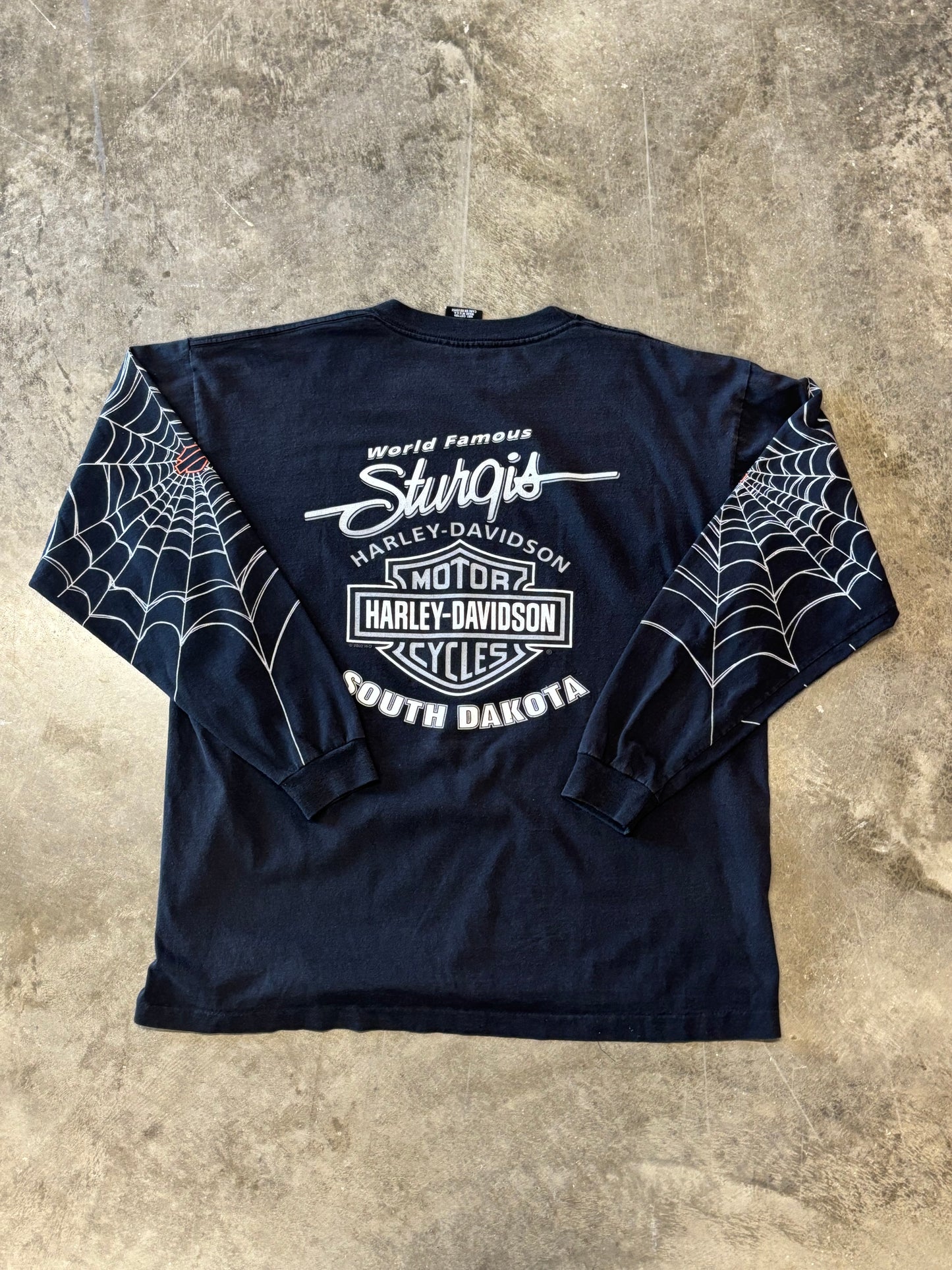 Vintage Harley Davidson spiderweb size xl