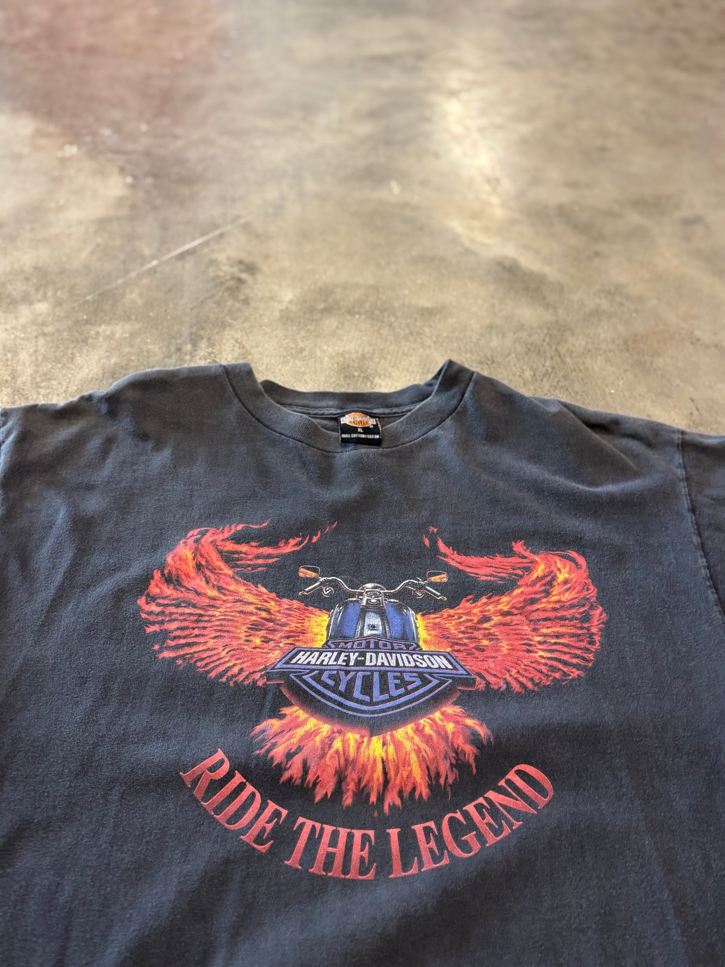 Vintage Harley Davidson ride the legend shirt size xl