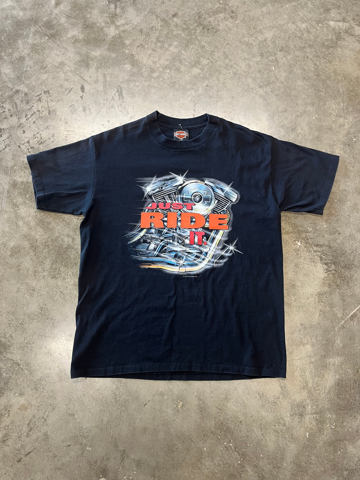 Vintage Harley Davidson just ride it shirt size large