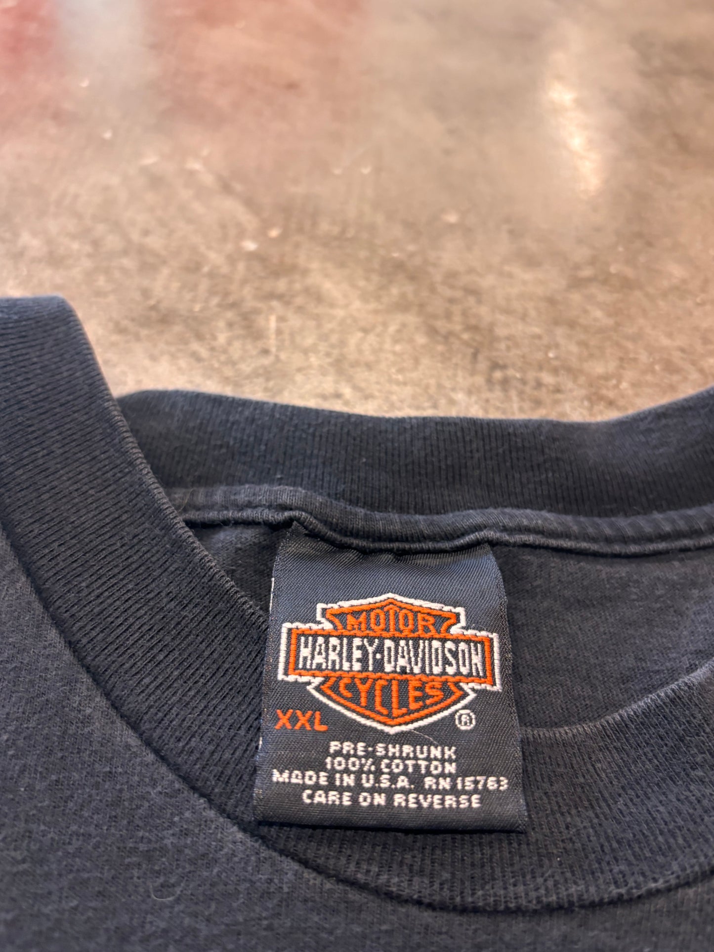 Vintage Harley Davidson Flame ball size xxl