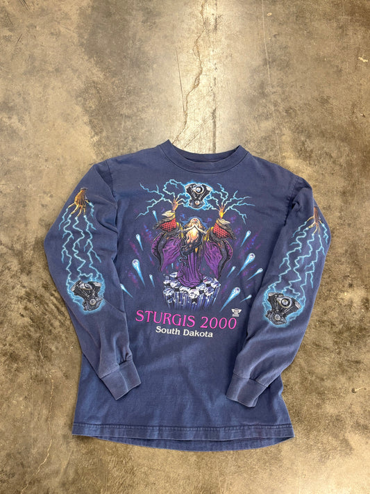 Vintage Sturgis Lightning wizard shirt size medium