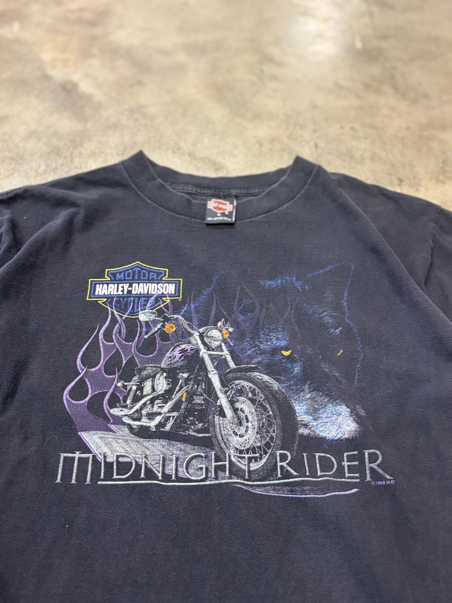 Vintage Harley Davidson midnight rider shirt size extra large