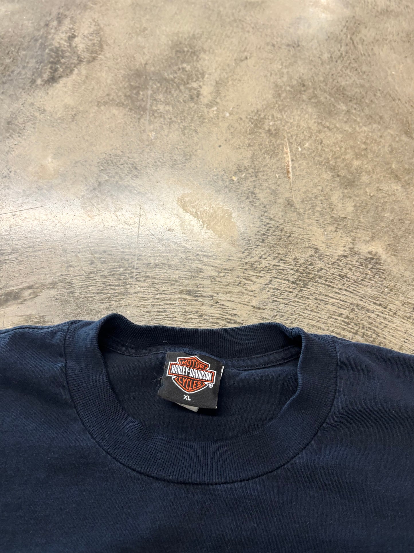 Vintage Harley Davidson Feel the fire feed the soul shirt size xl