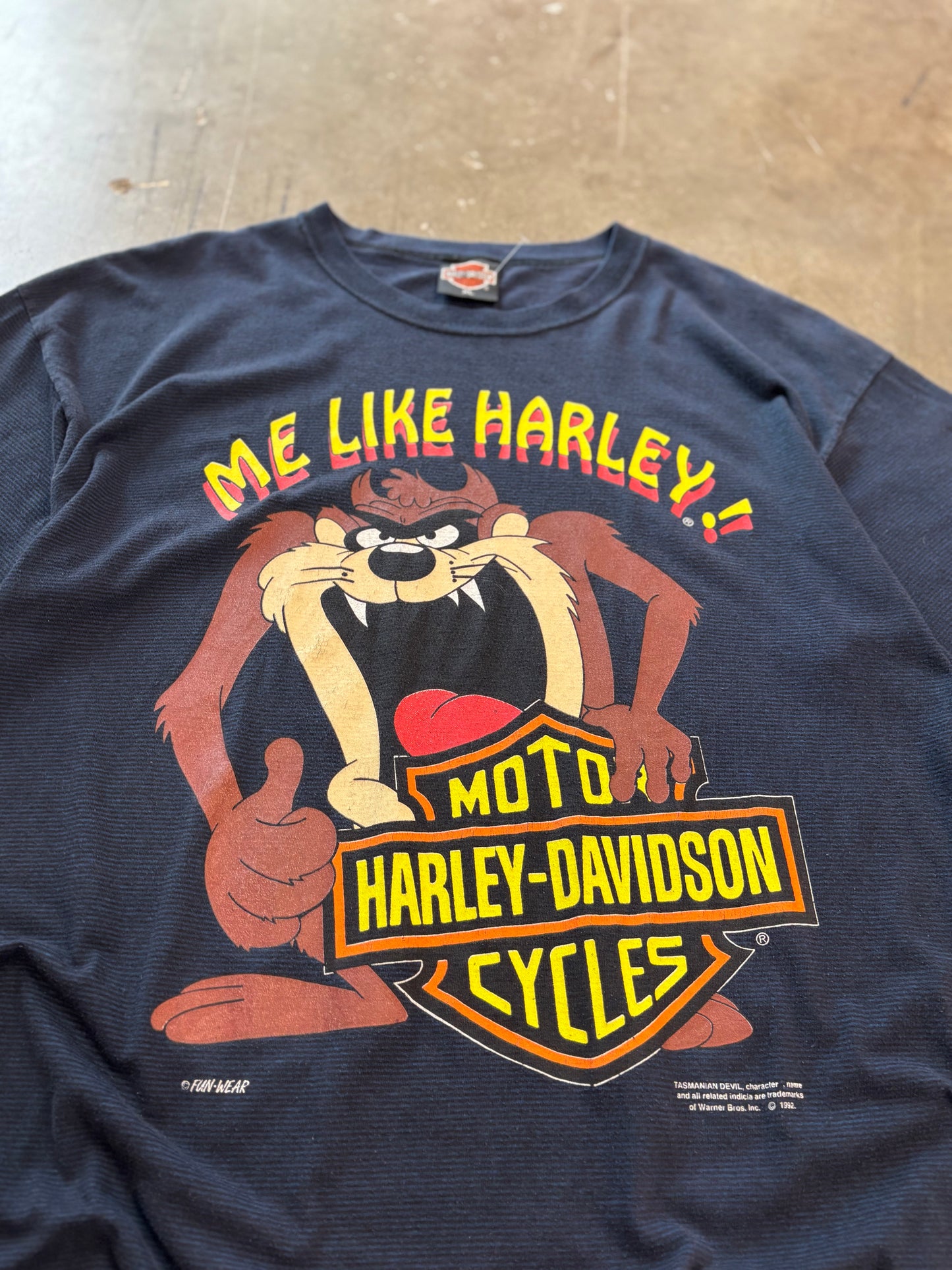 Vintage Taz Harley Shirt size XL