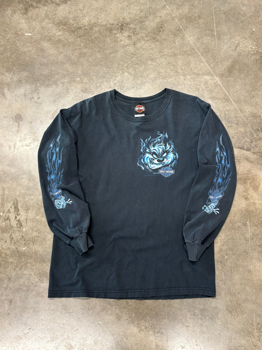 Vintage Harley Davidson Taz long sleeve size medium