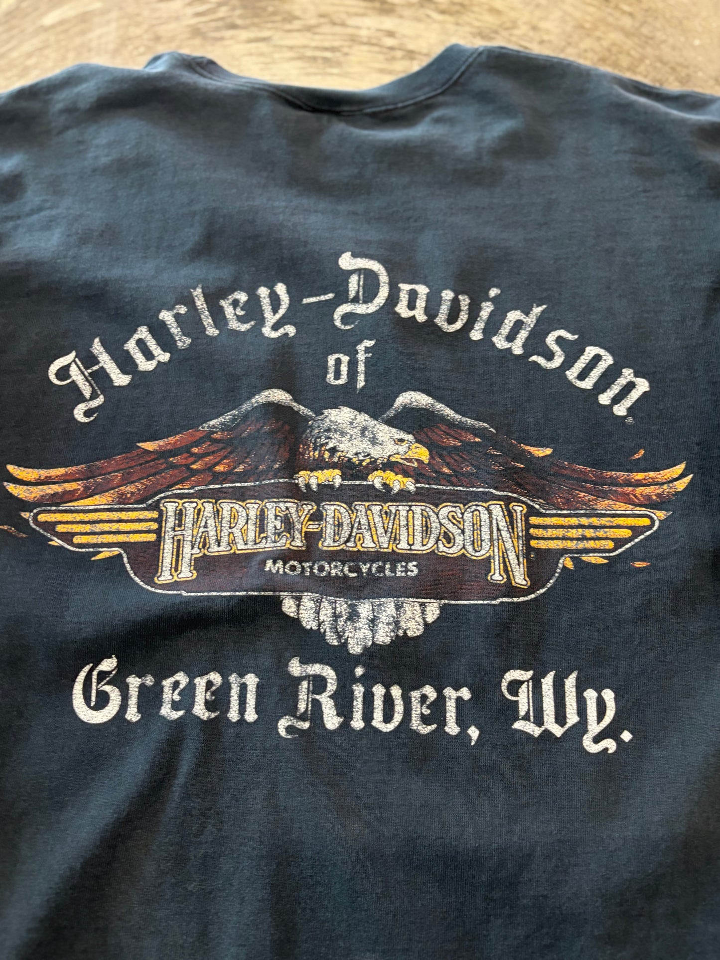 Vintage Harley Davidson feel the heat long sleeve size extra large shirt