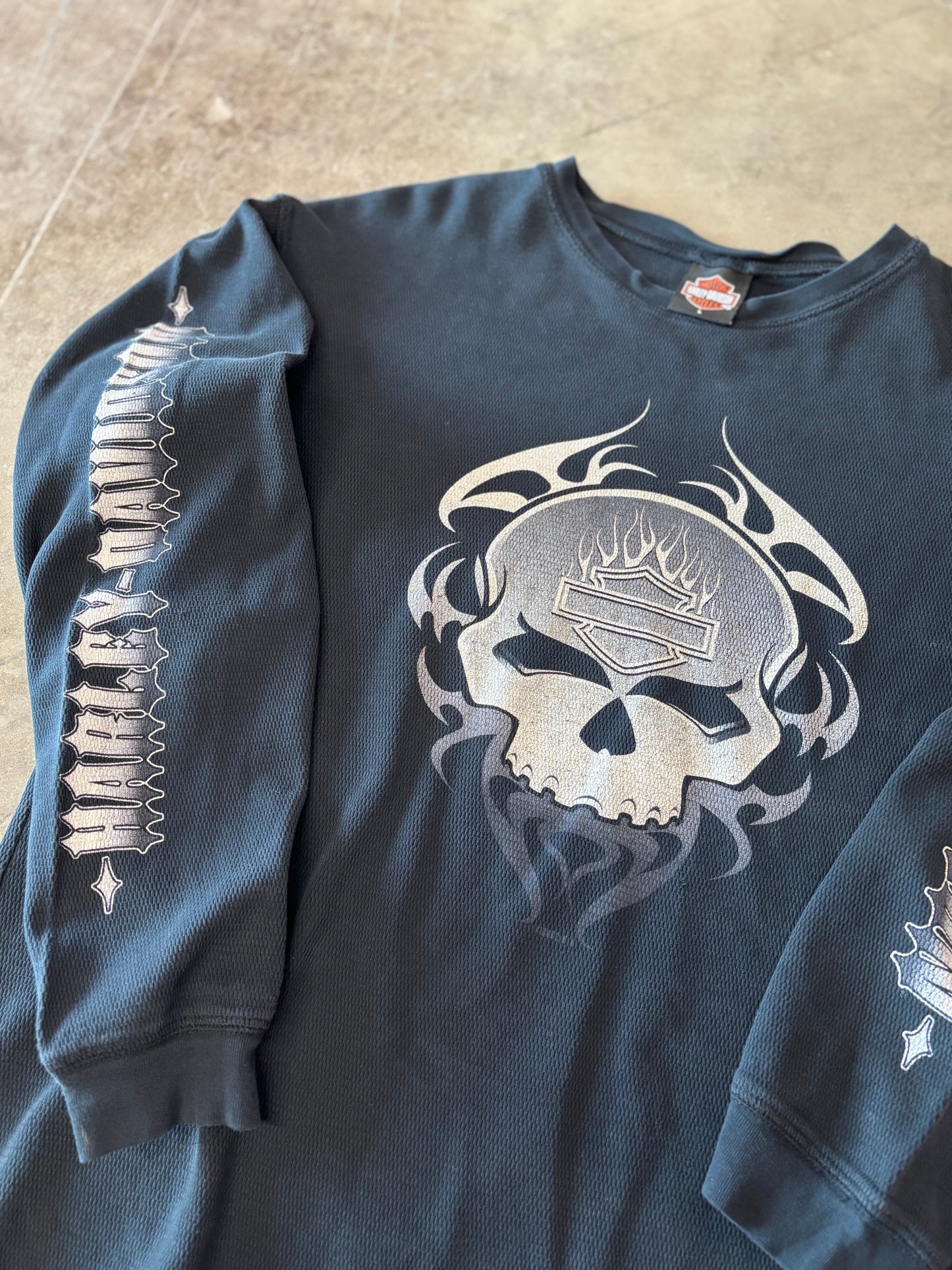 Vintage Harley Davidson thermal size large
