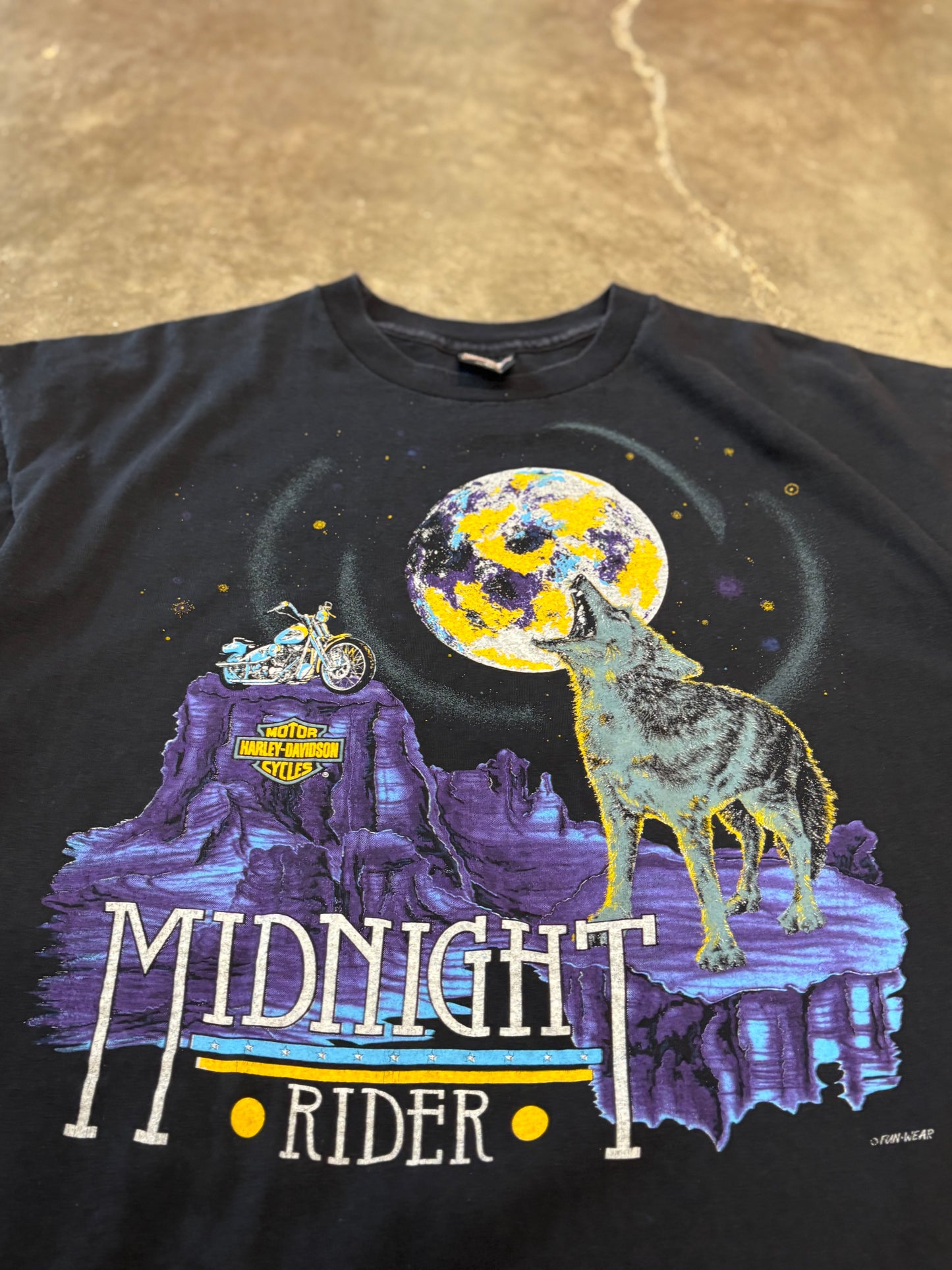 Vintage Harley Davidson midnight rider shirt size xl