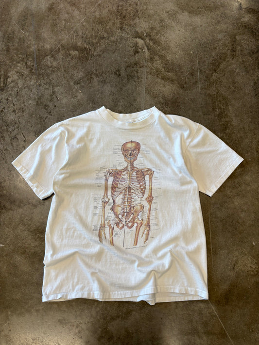Vintage Anatomy skeleton shirt size large