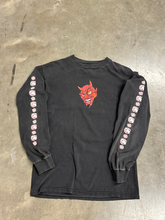 Vintage Devil Dice long sleeve size medium