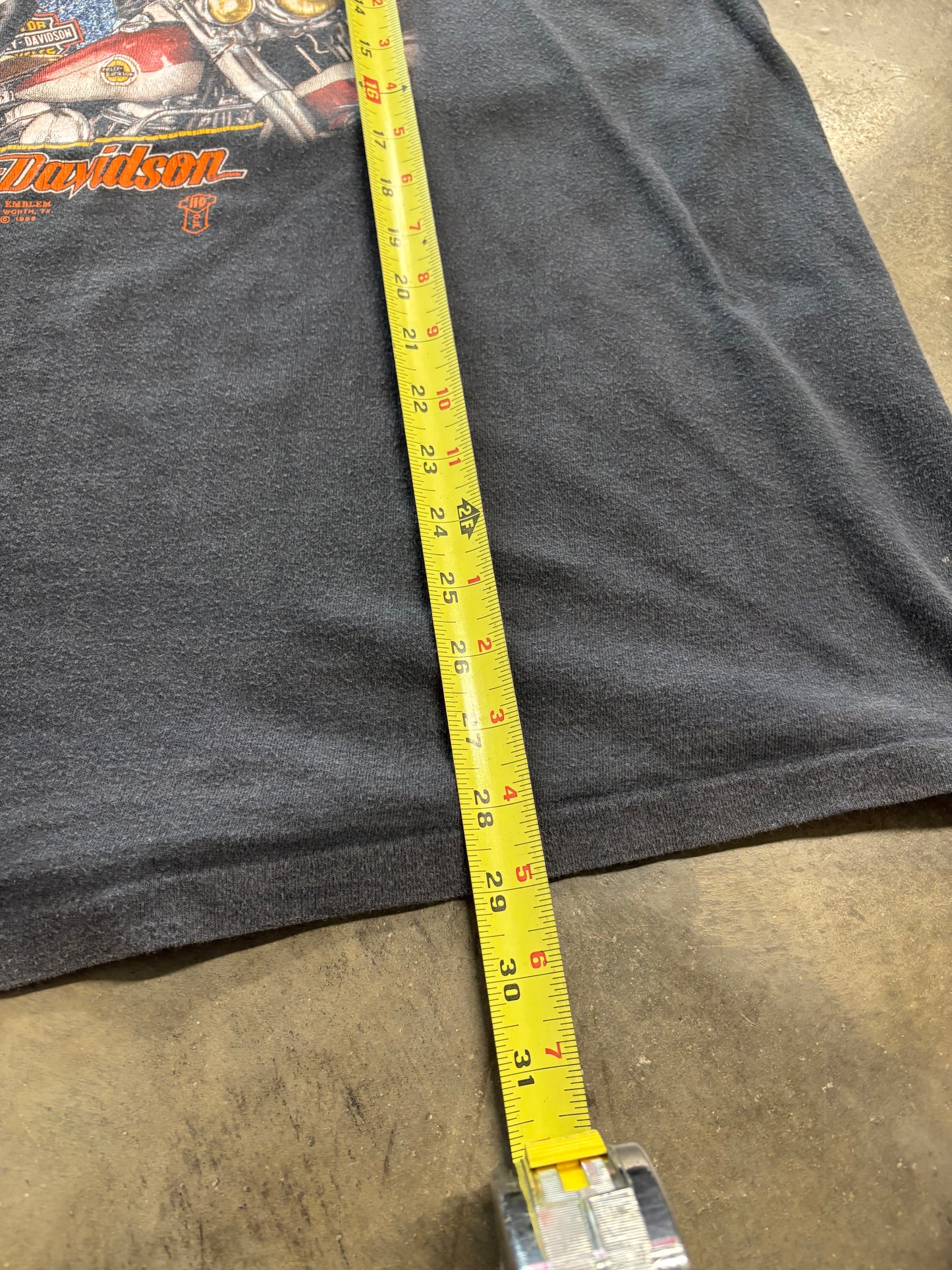 Vintage Harley Davidson 3D Emblem Wild Breed shirt size xl
