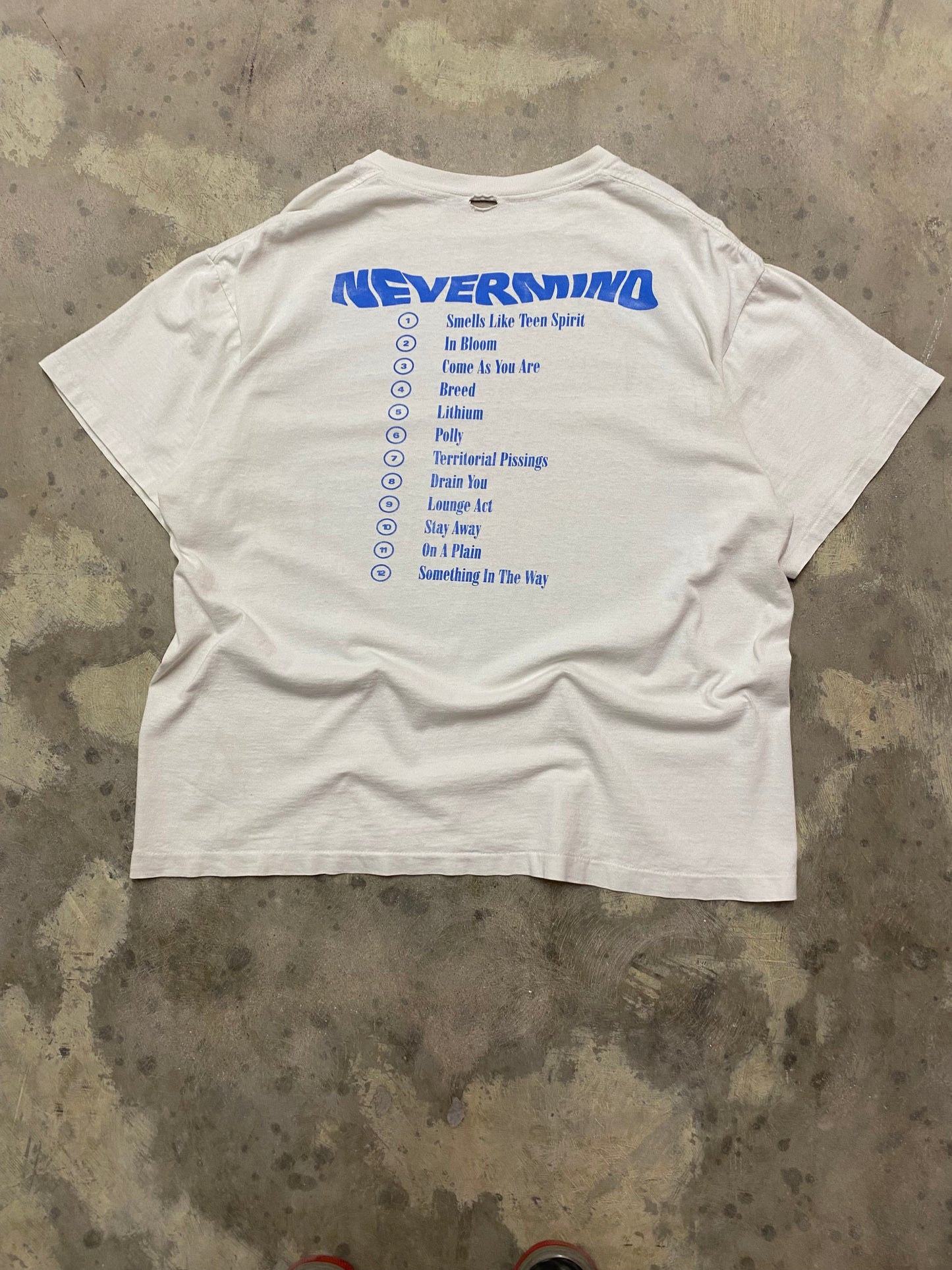 Vintage Nirvana 1992 NEVERMIND shirt size extra large